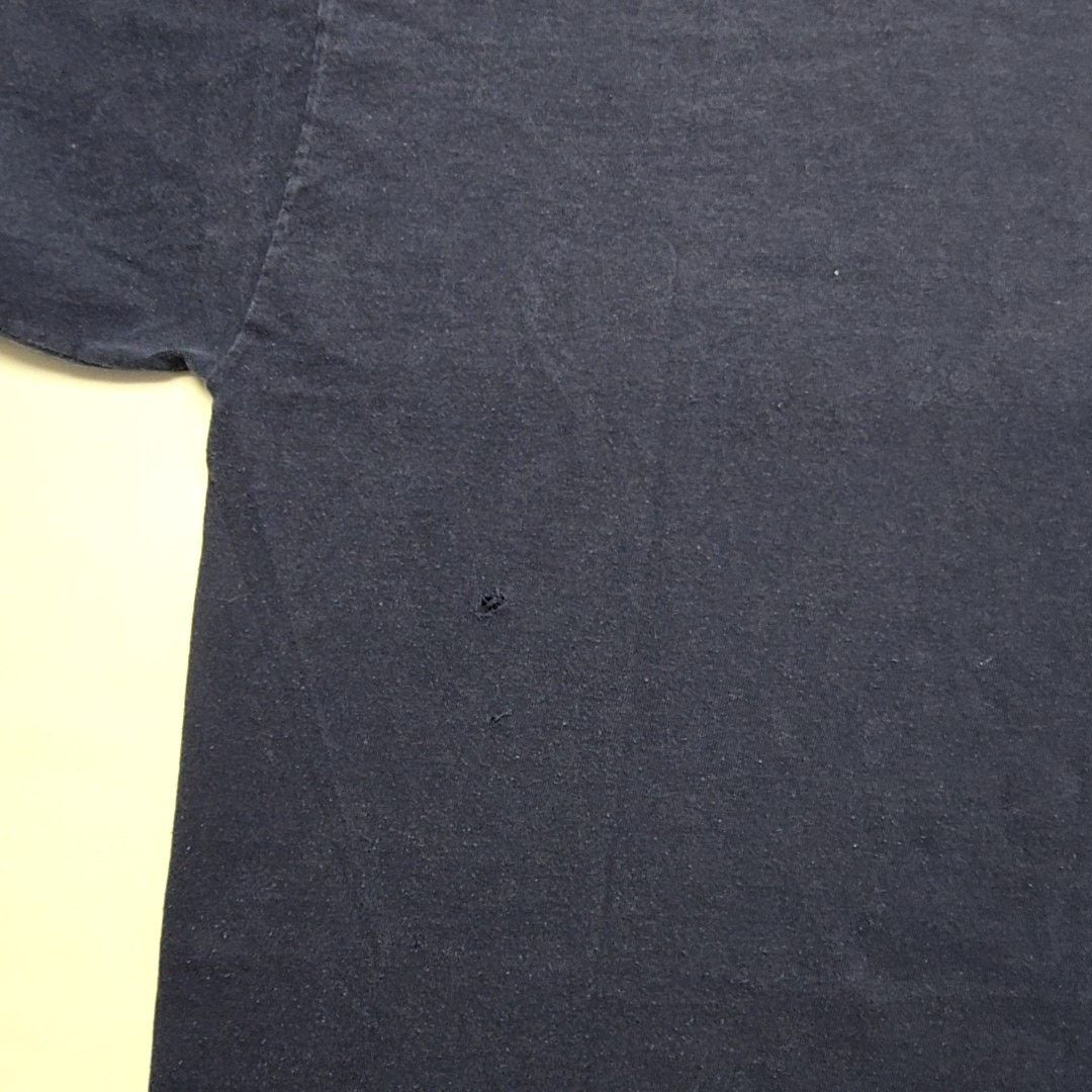 Jerzees Vintage Funny Graphic Jerzees Smile No Idea Blue XL T-shirt Size US XL / EU 56 / 4 - 7 Thumbnail