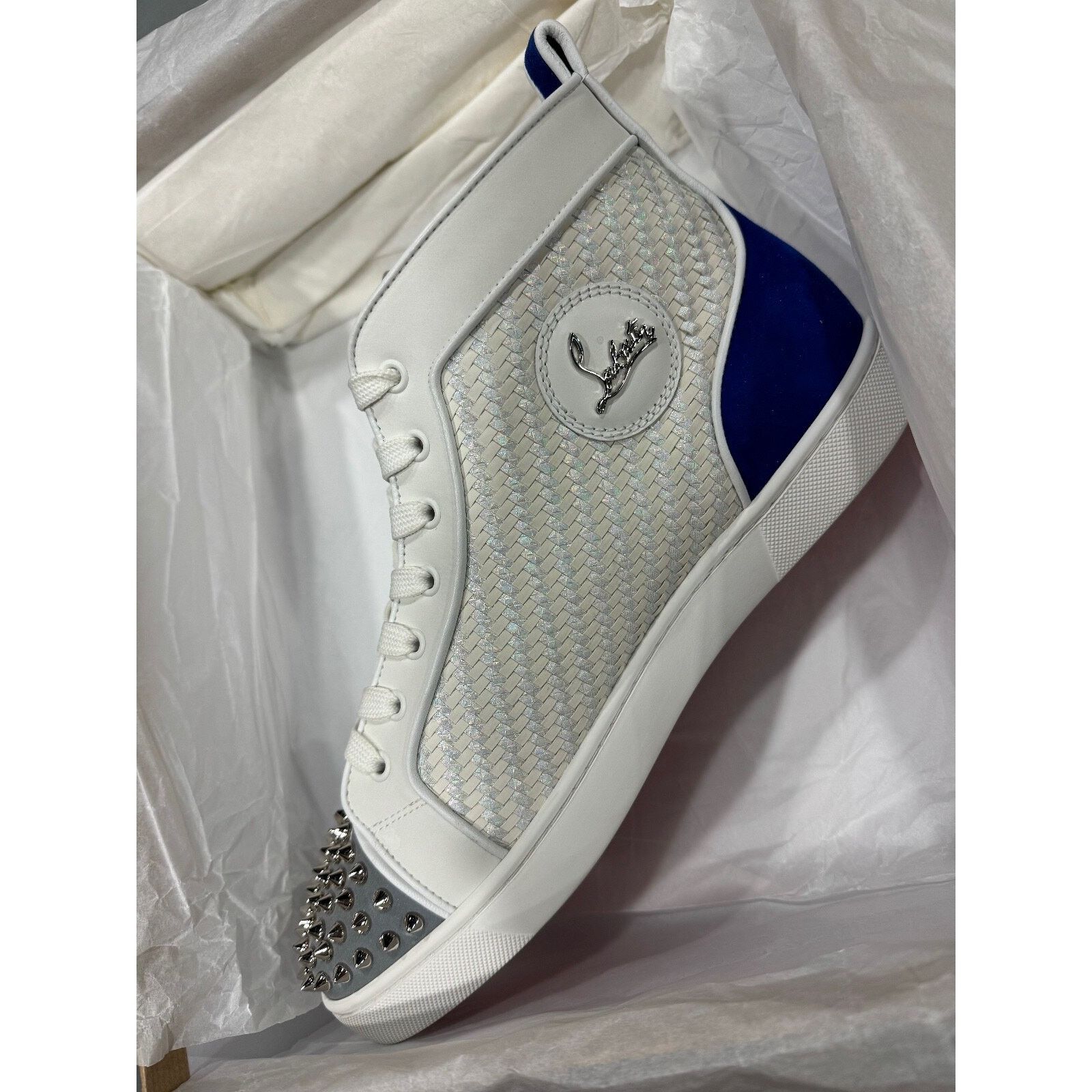 Christian Louboutin Christian Louboutin Lou Spikes Orlato High Top Sneaker Size US 11 / EU 44 - 11 Thumbnail