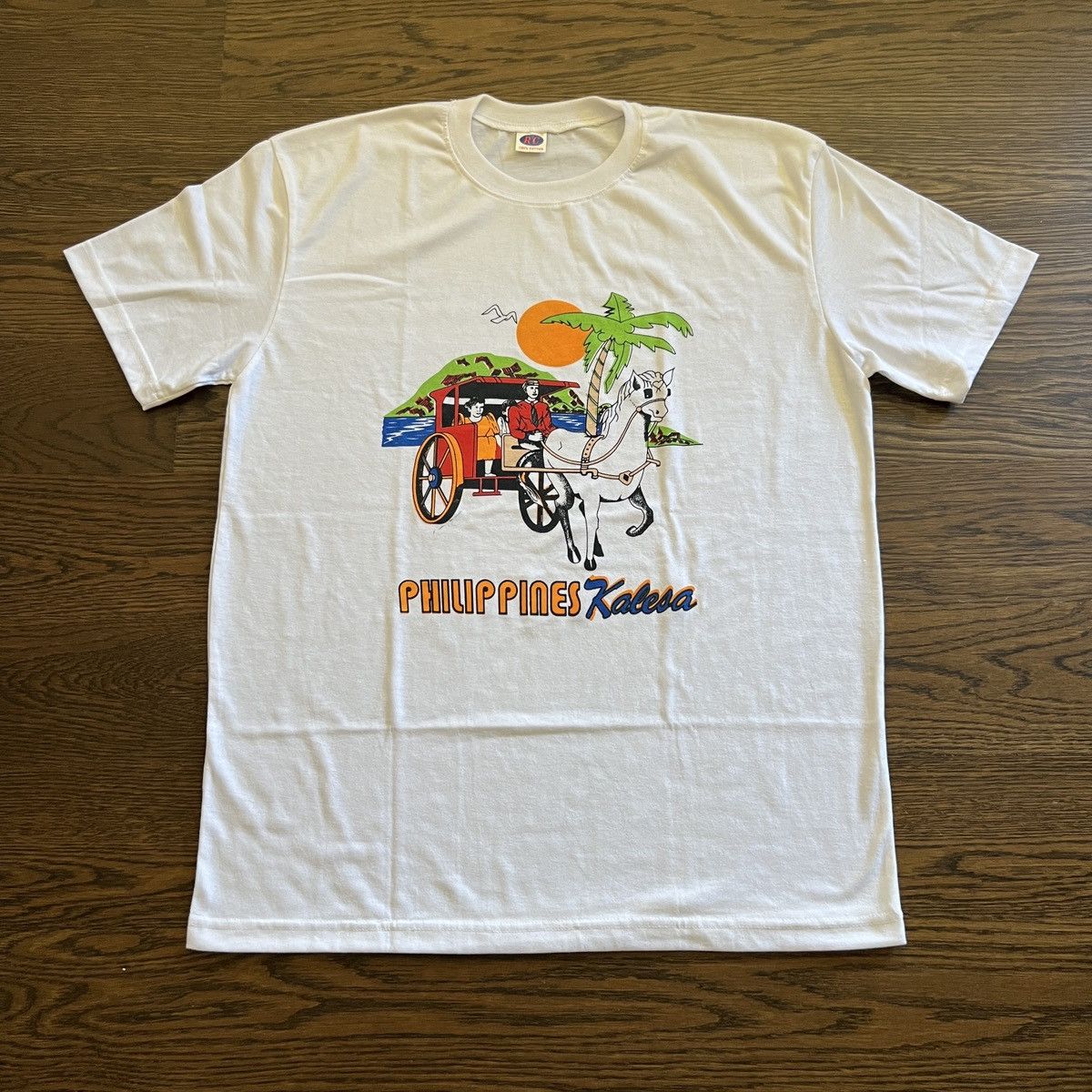 Vintage Vintage 90s Philippines Calesa tourist shirt Size US L / EU 52-54 / 3 - 1 Thumbnail