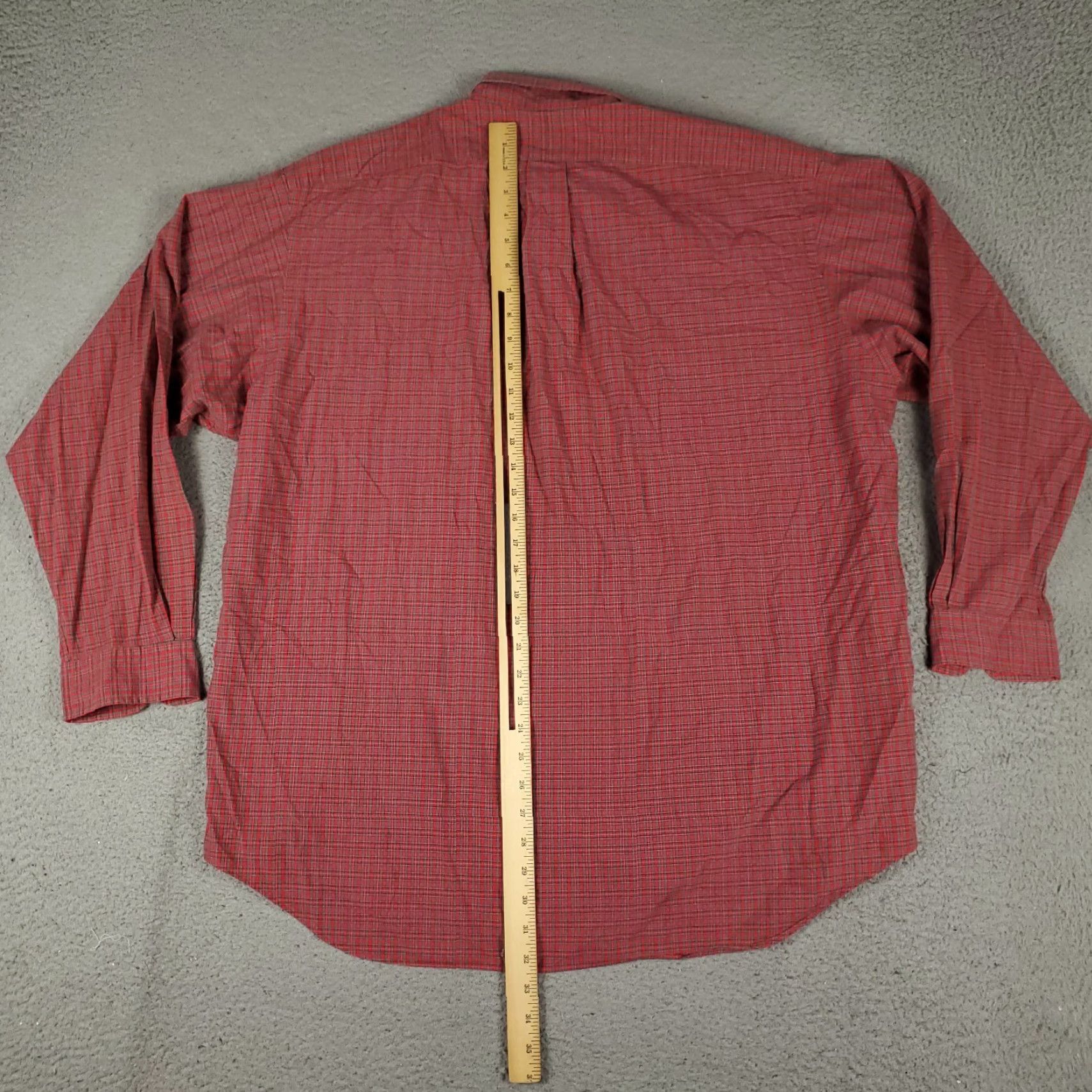 Ralph Lauren Ralph Lauren Shirt Mens XL Red Plaid Button-Up Long Sleeve Classic Preppy American Made in USA Mens XL Red Plaid Shirt Size US XL / EU 56 / 4 - 4 Thumbnail
