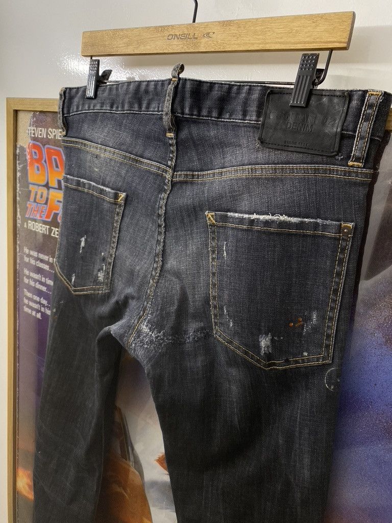 Dsquared2 SS15 Dsquared² Distressed Paint Splattered CG Denim Jeans Size US 32 / EU 48 - 3 Thumbnail