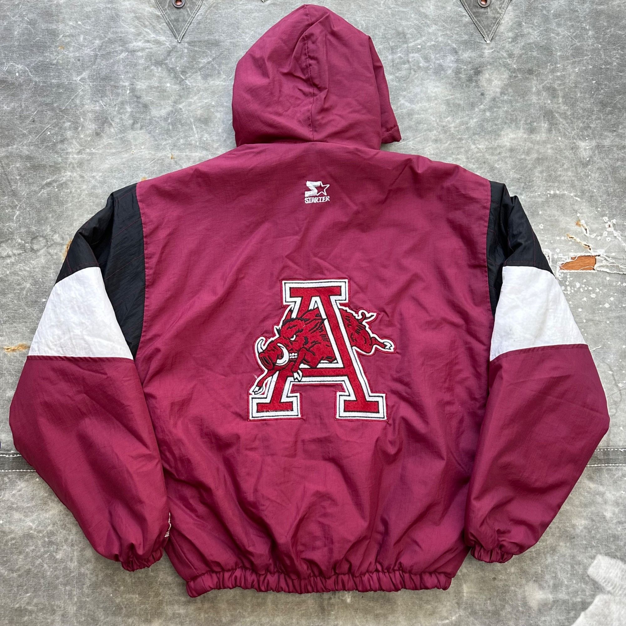 Vintage Vintage Starter Arkansas Razorbacks Puffer Jacket Size US L / EU 52-54 / 3 - 2 Thumbnail