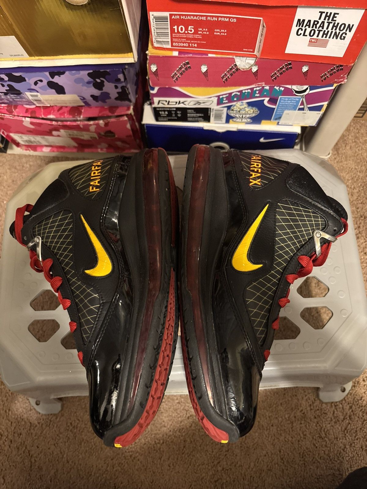 Nike Nike LeBron 7 Fairfax size 10 Size US 10 / EU 43 - 3 Thumbnail