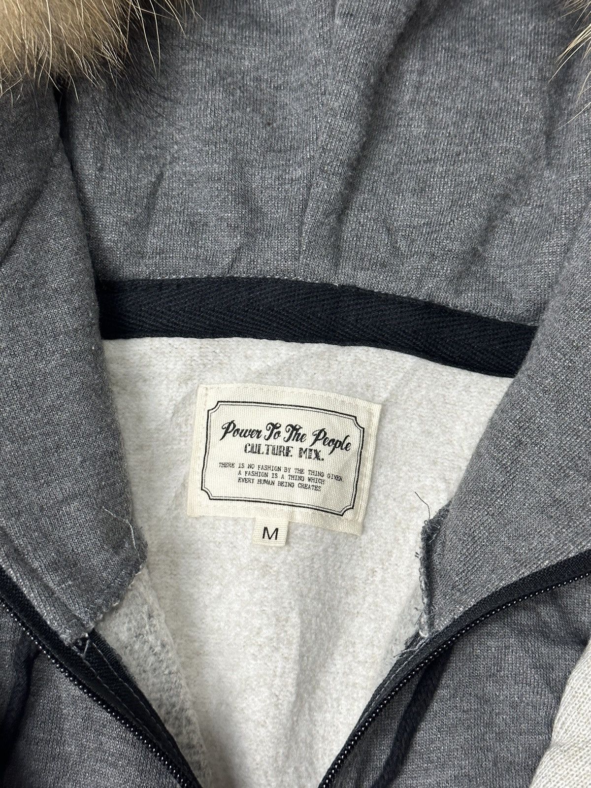If Six Was Nine Japanese fur hoodie double layers zipper style goa power Size US M / EU 48-50 / 2 - 7 Thumbnail