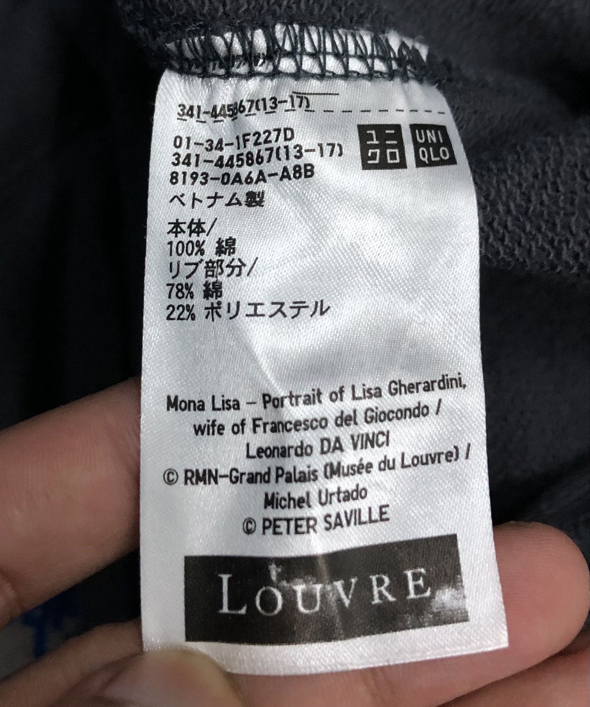 Uniqlo Vintage Uniqlo Musee Du Louvre x Peter Saville Sweatshirt Size US XXL / EU 58 / 5 - 9 Thumbnail