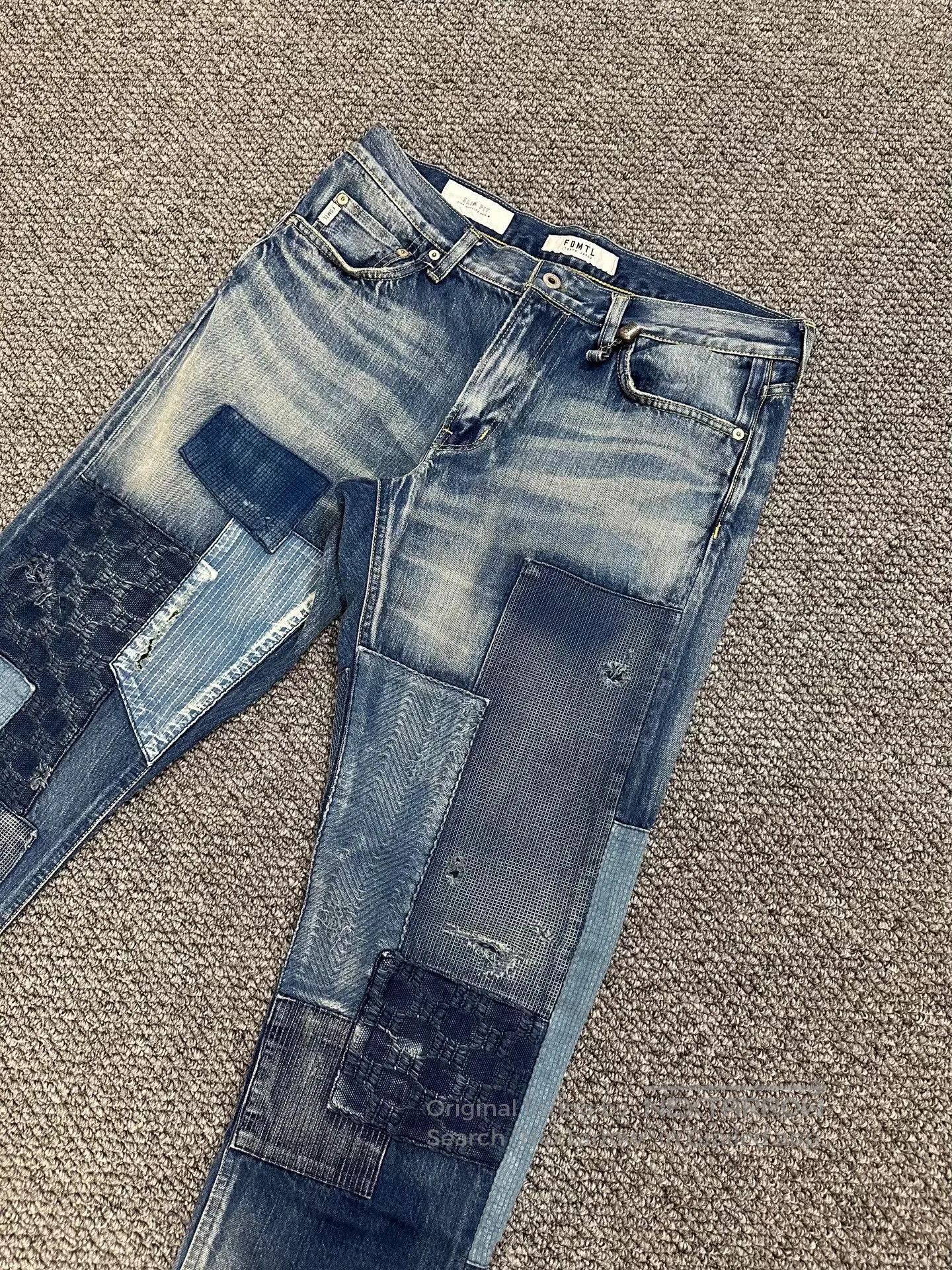 FDMTL fdmtl W32L30 Patchwork Jeans. Size US 32 / EU 48 - 2 Thumbnail
