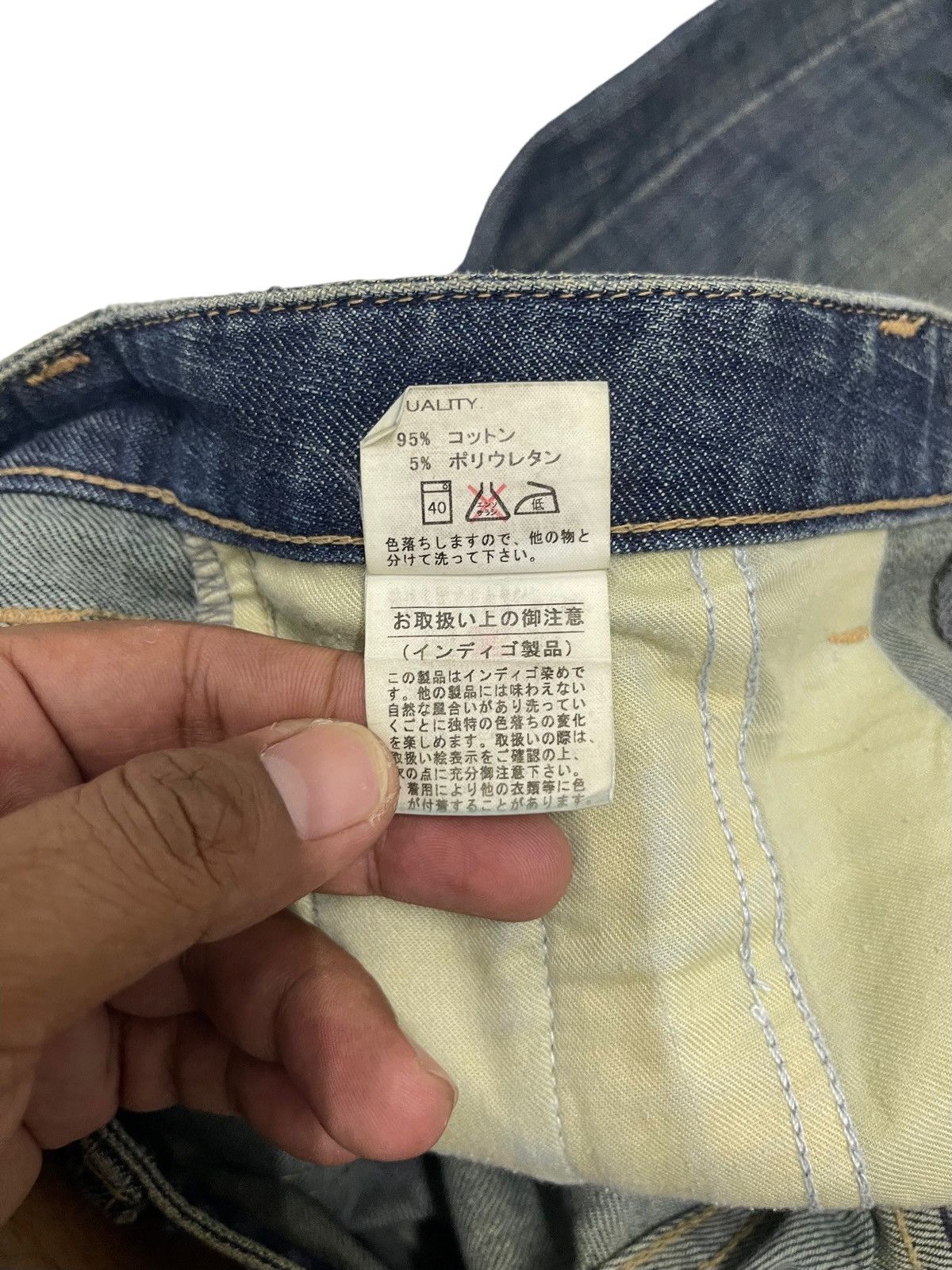 MOUSSY Vintage Moussy Zipper Denim Jeans ! Very Rare Design Size US 30 / EU 46 - 15 Thumbnail