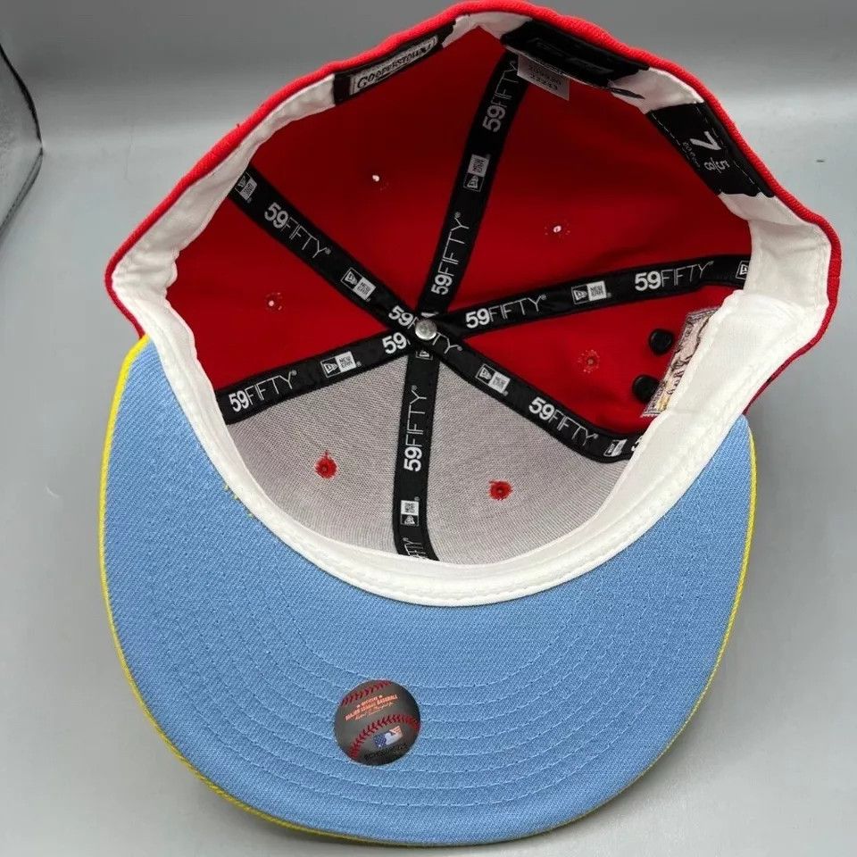 New Era Seattle Mariners Hat Men 7 5/8 Red Superman Fitted Cap Size ONE SIZE - 6 Thumbnail