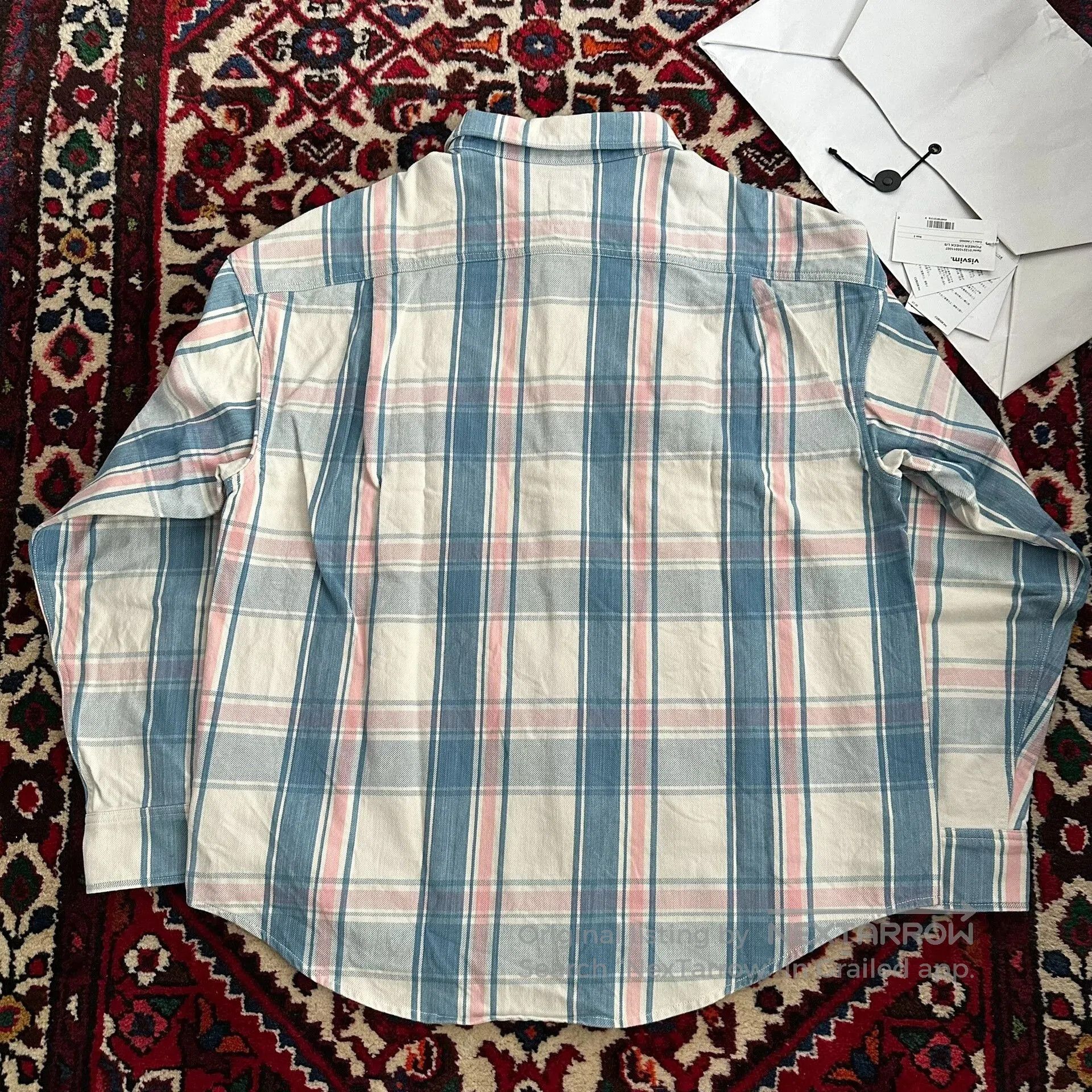 Visvim visvim pioneer check shirt in blue plaid. Size US L / EU 52-54 / 3 - 2 Thumbnail