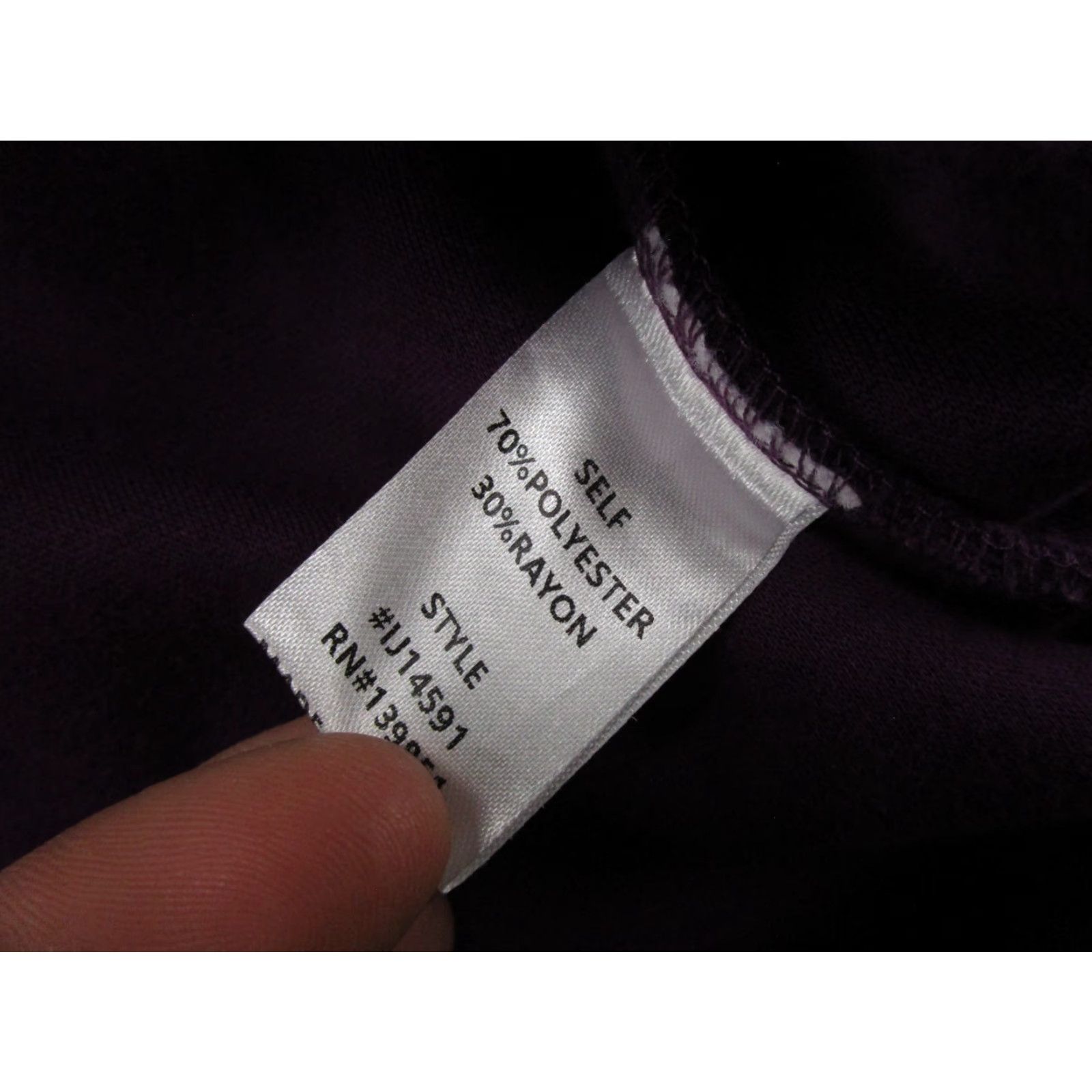 Vintage ODDI Shacket Women's S Purple Heavy Fleece Button Front Pockets Size S / US 4 / IT 40 - 3 Thumbnail
