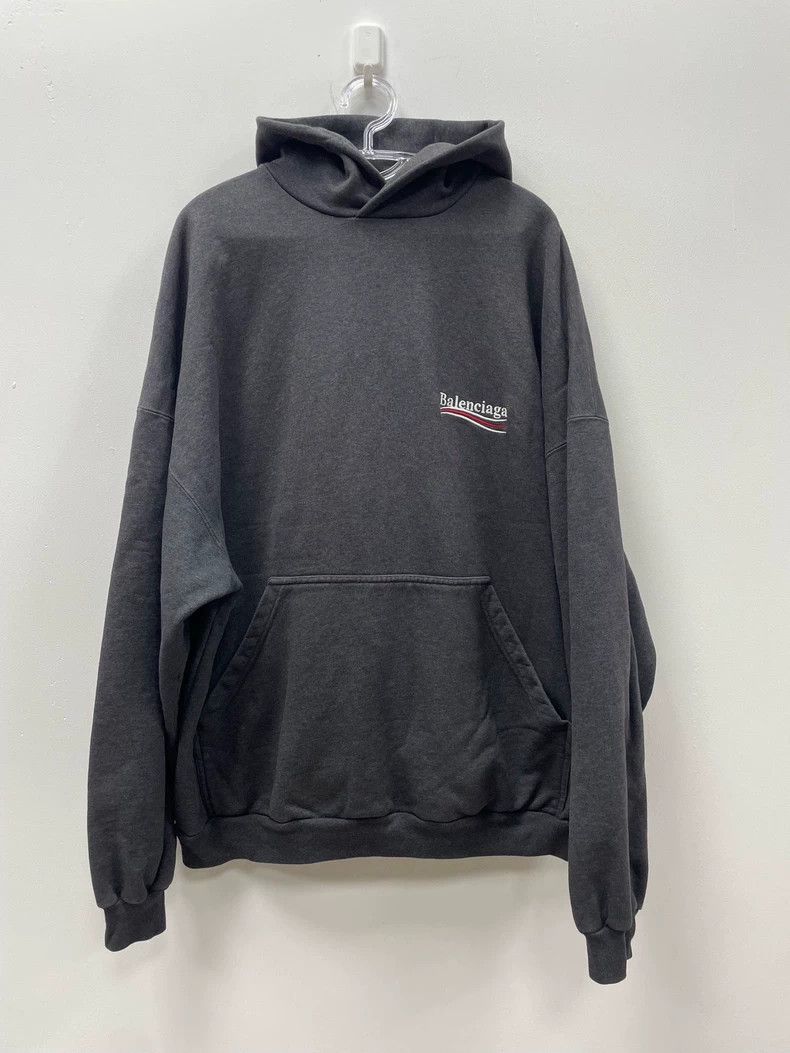 Balenciaga Balenciaga Coke hoodie hooded sweater gray Size US L / EU 52-54 / 3 - 1 Thumbnail