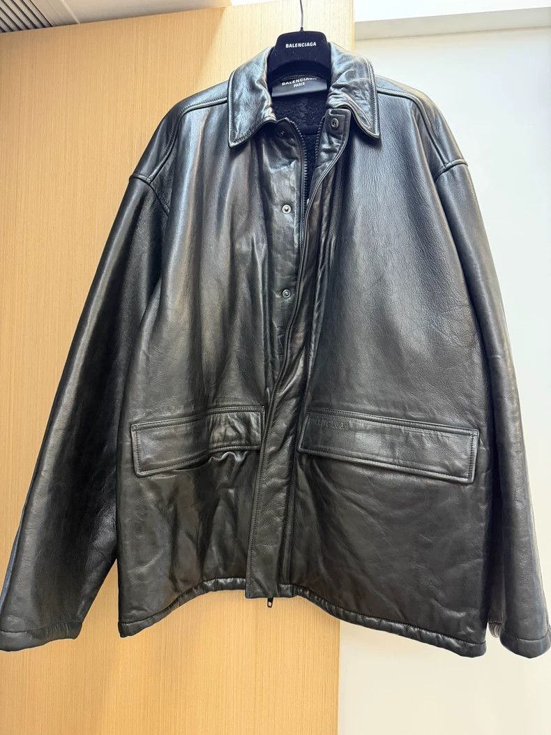 Balenciaga Balenciaga Vintage Sheepskin Jacket Coat Size US S / EU 44-46 / 1 - 1 Thumbnail