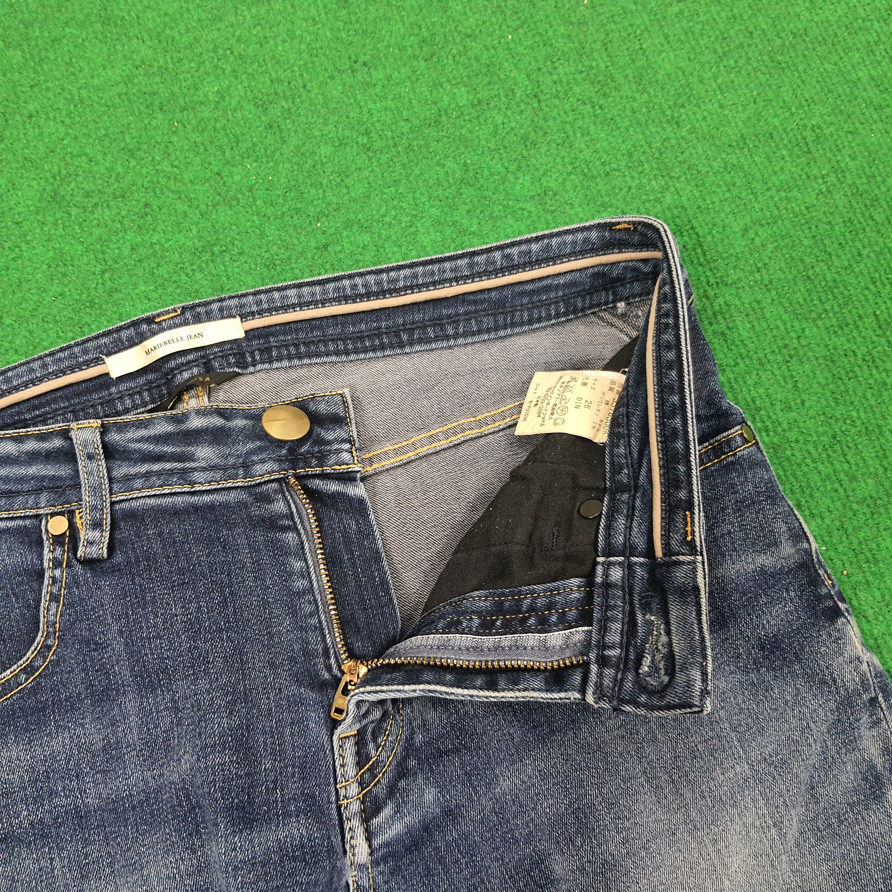 Japanese Brand Vintage Mariebelle Jeans Mimosa Streetwear Denim Size 30" / US 8 / IT 44 - 7 Thumbnail