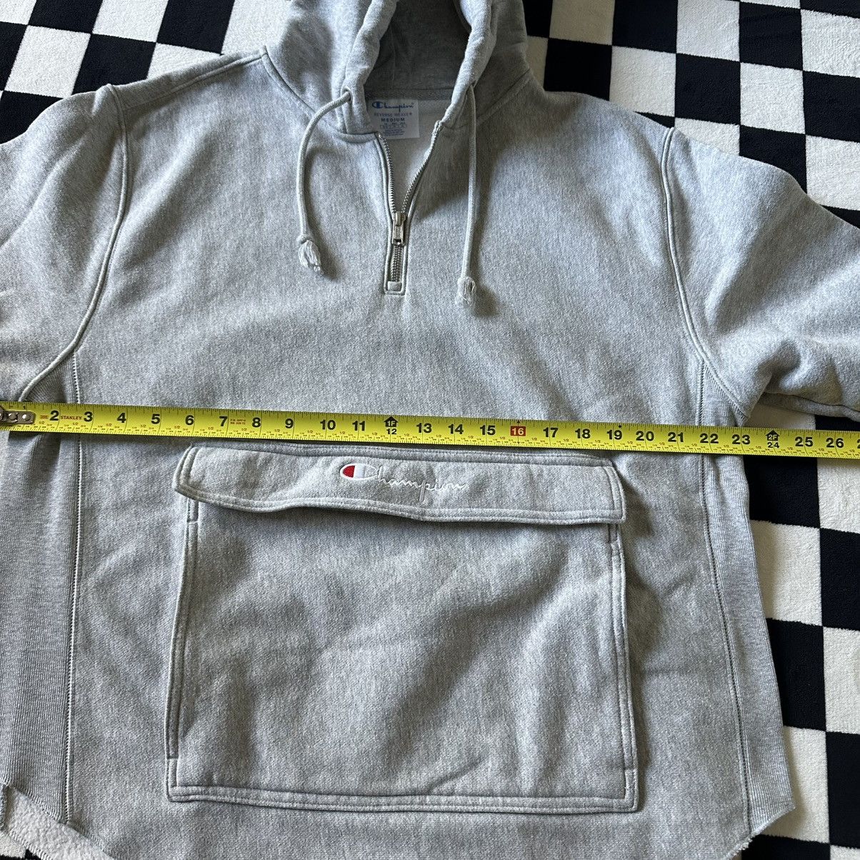 Champion Gray Champion Quarter Zip Hoodie Size US M / EU 48-50 / 2 - 6 Thumbnail