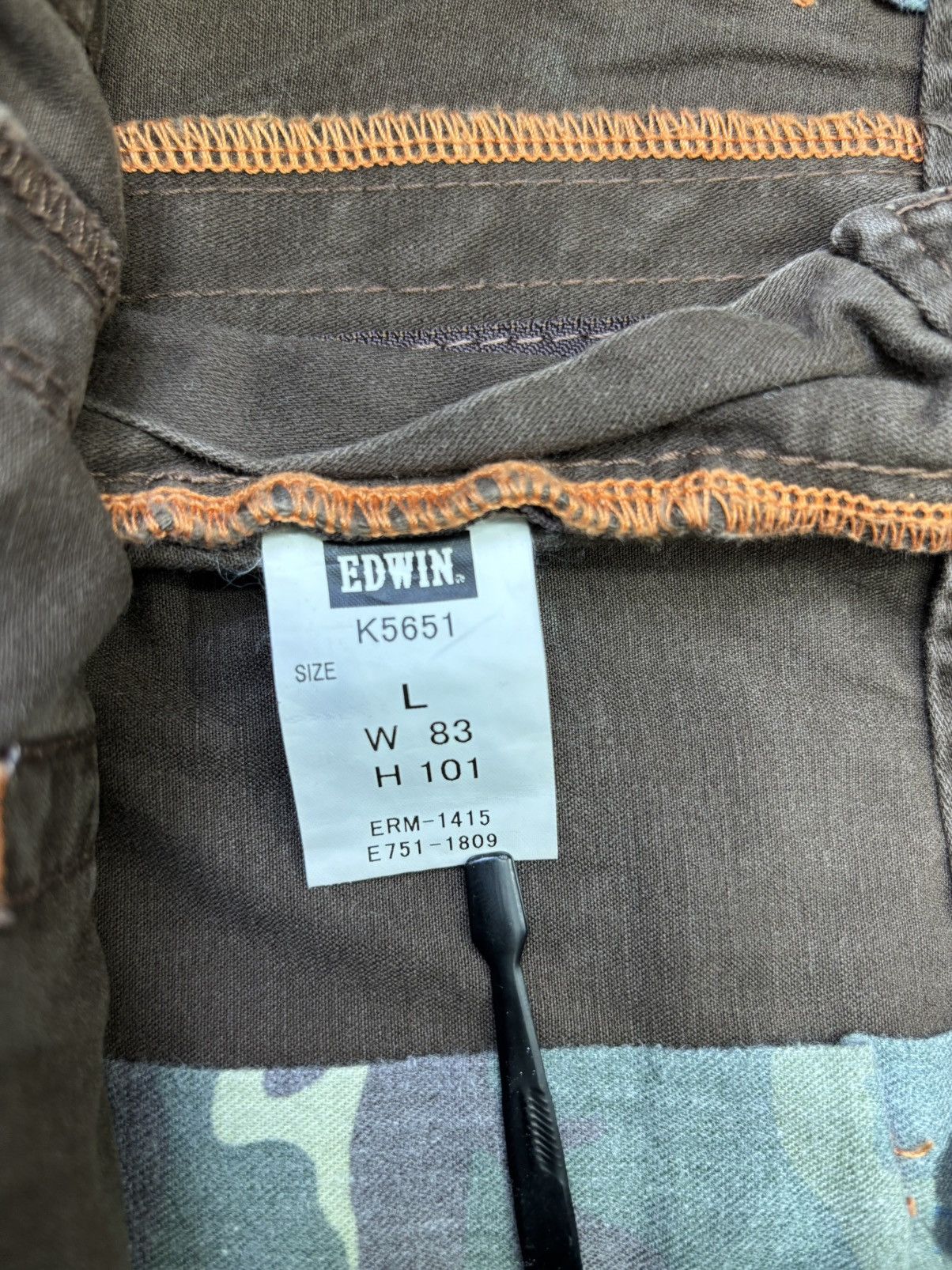 Edwin 💥FLARE💥EDWIN Multipockets Street Cropped Cargo Pant F784 Size US 34 / EU 50 - 13 Thumbnail