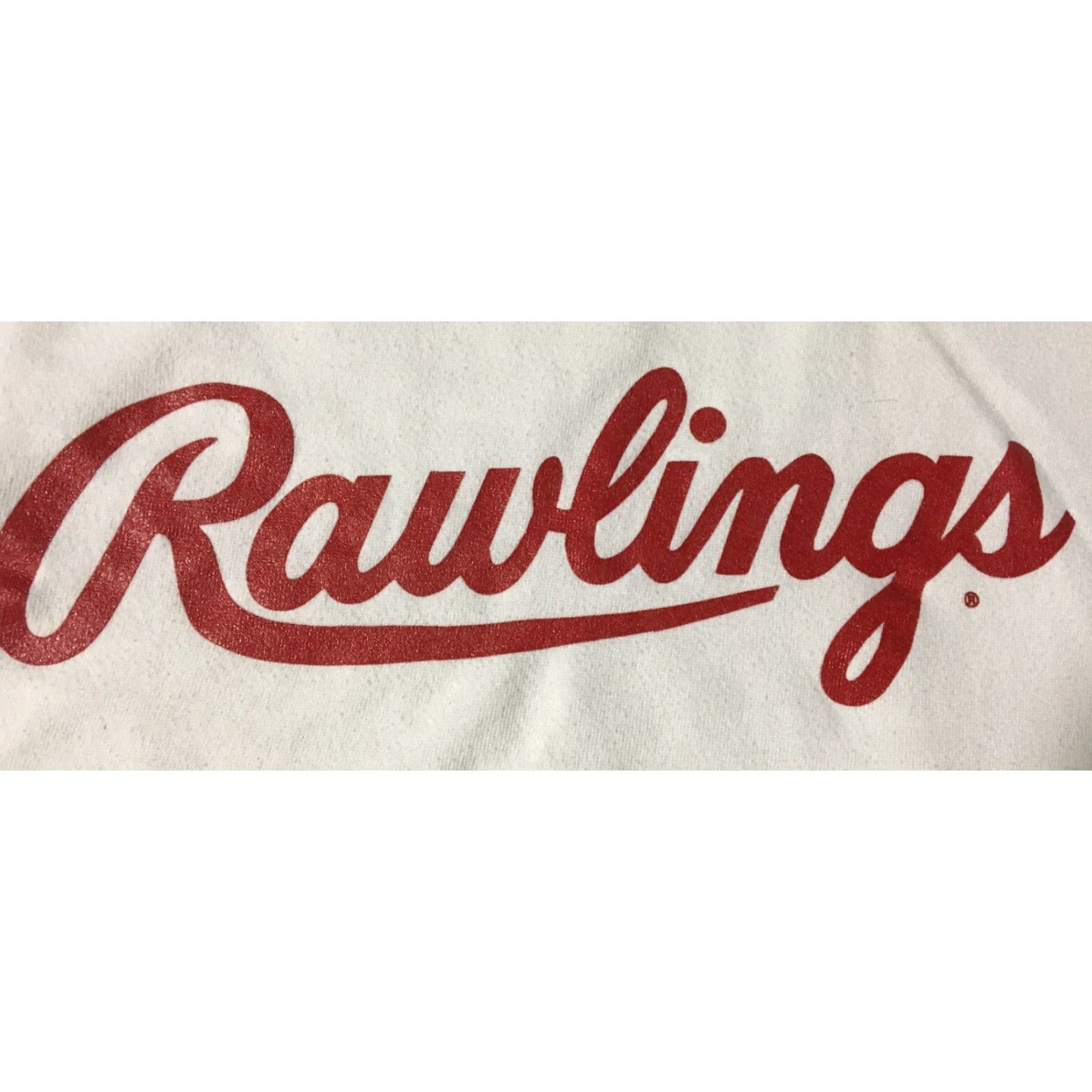 Vintage VINTAGE 80s Rawlings Spellout Sweatshirt M L White Grunge Distressed USA Baseball Track & Field Men's SweatshirtPullover Shirt Size US M / EU 48-50 / 2 - 2 Thumbnail
