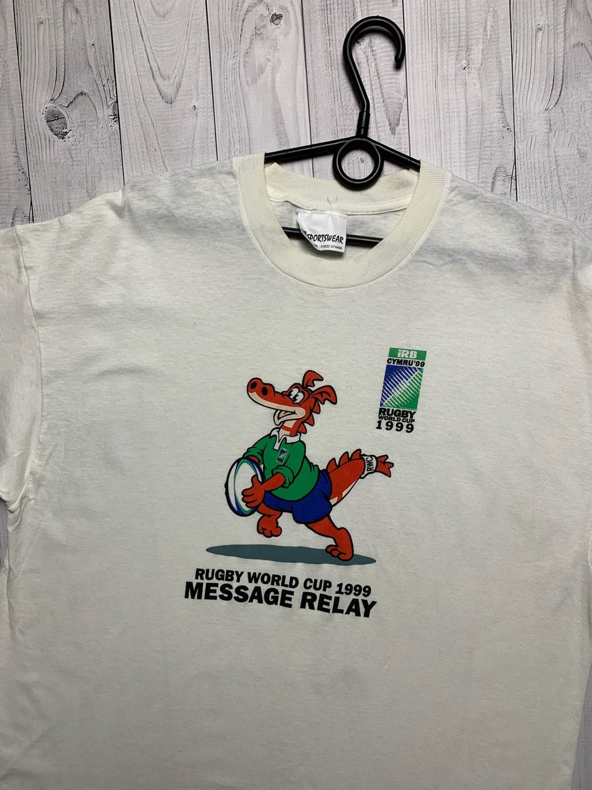 Vintage Vintage Rugby Wales World Cup 1999 Cymru 99 rare logo Size US XL / EU 56 / 4 - 2 Thumbnail