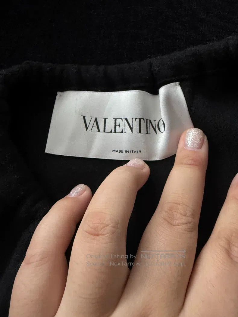 Valentino Valentino Black cape coat shawl Size S / US 4 / IT 40 - 2 Thumbnail