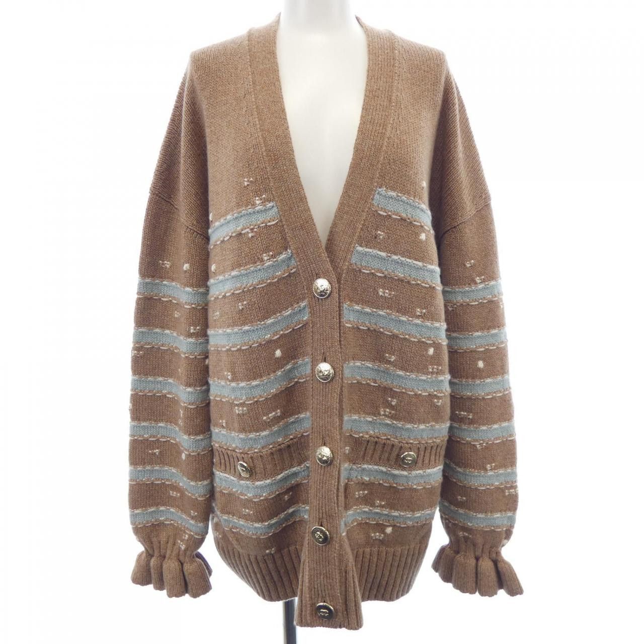 Chanel Chanel Chanel LOOK32 Cashmere Cardigan Others Tops P78456K11314 DUTY FREE for USA Size ONE SIZE - 1 Thumbnail
