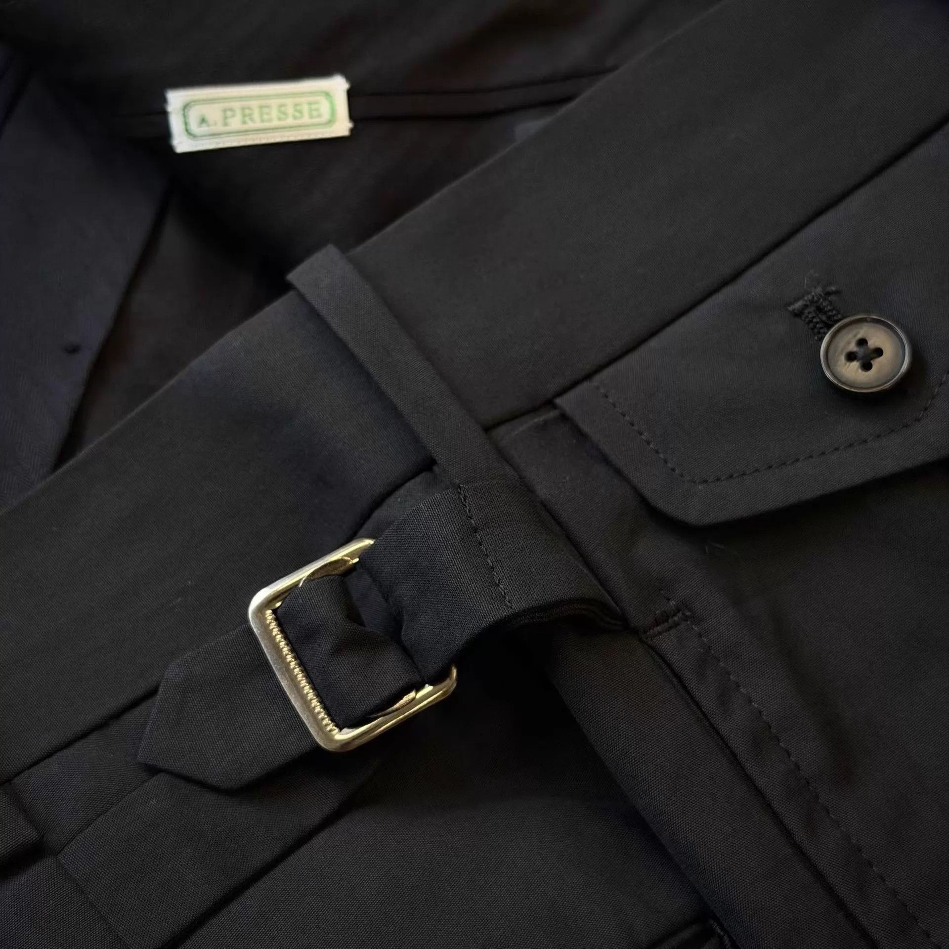 A.PRESSE A.PRESSE 26SS Double-Pleat High-Waist Trousers 41-42 RIRI Size US 32 / EU 48 - 7 Thumbnail