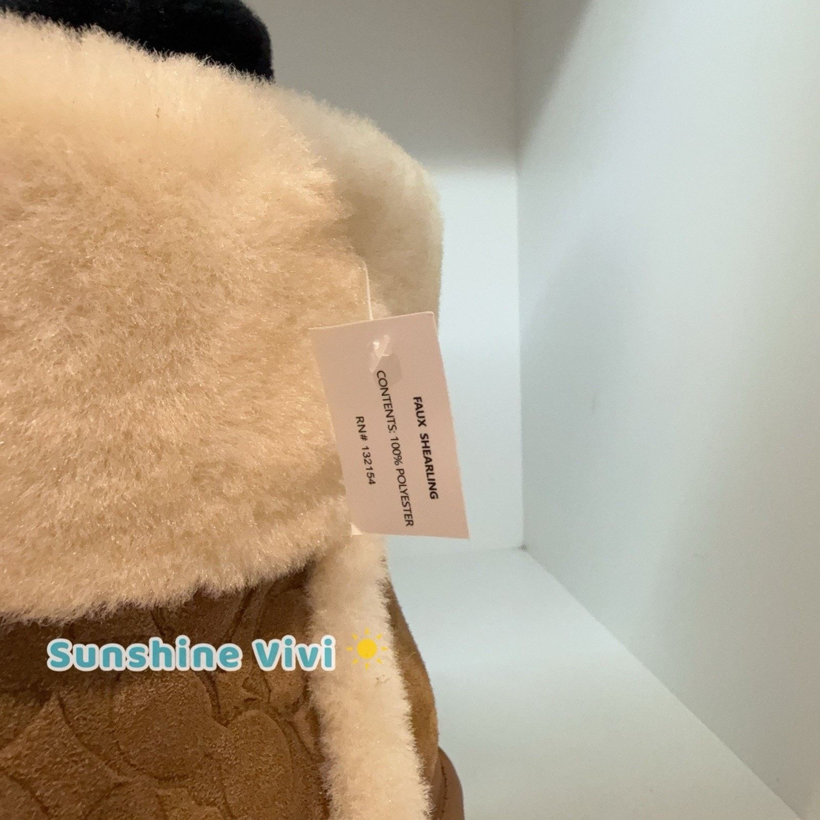 Coach NWT Coach Women's Chunky Sherpa Bootie Suede Tobacco US 8 Size US 8 / IT 38 - 2 Thumbnail