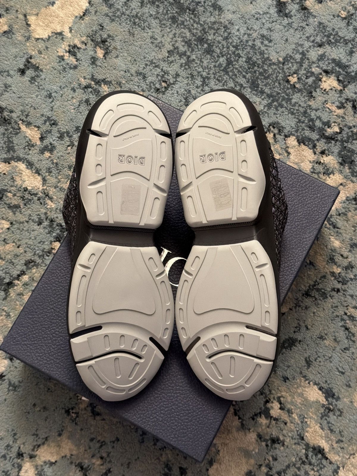 Dior Dior B24 Monogram Oblique Black Sneaker 44 (11US) Brand New Size US 12 / EU 45 - 6 Thumbnail