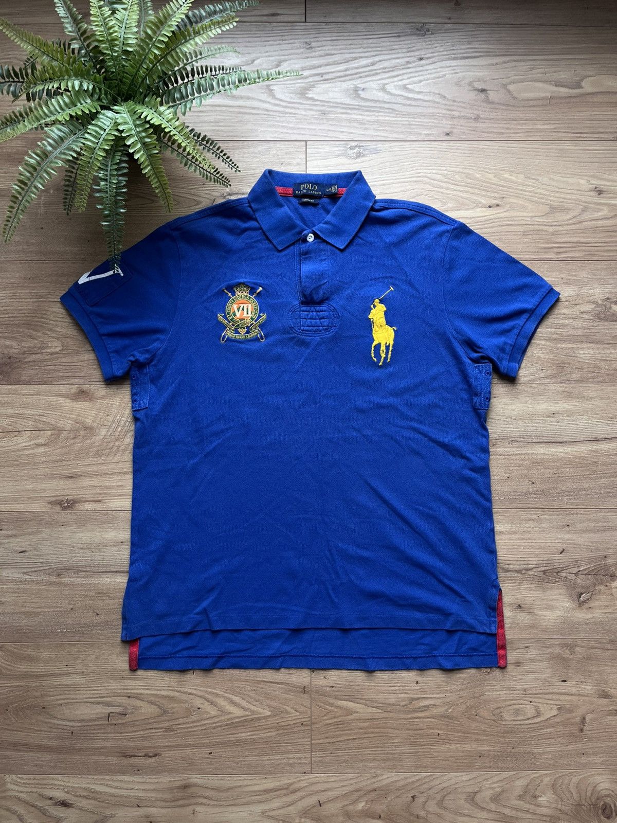 Polo Ralph Lauren 90’s POLO RALPH LAUREN RETRO BIG LOGO RARE POLO TEE Y2K Size US L / EU 52-54 / 3 - 1 Thumbnail