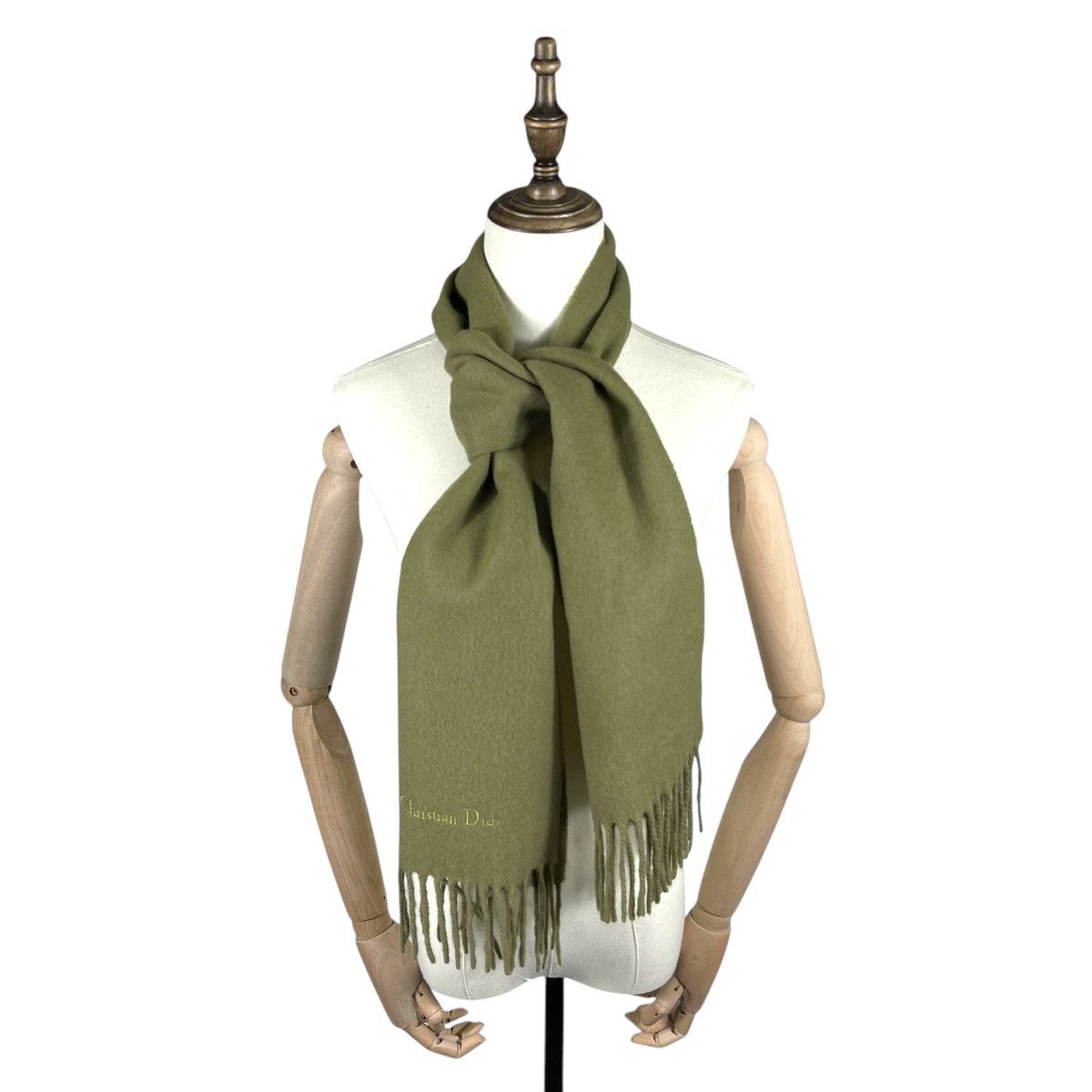 Christian Dior Monsieur × Dior Vintage Christian Dior Lambswool Scarf Muffler Size ONE SIZE - 1 Thumbnail