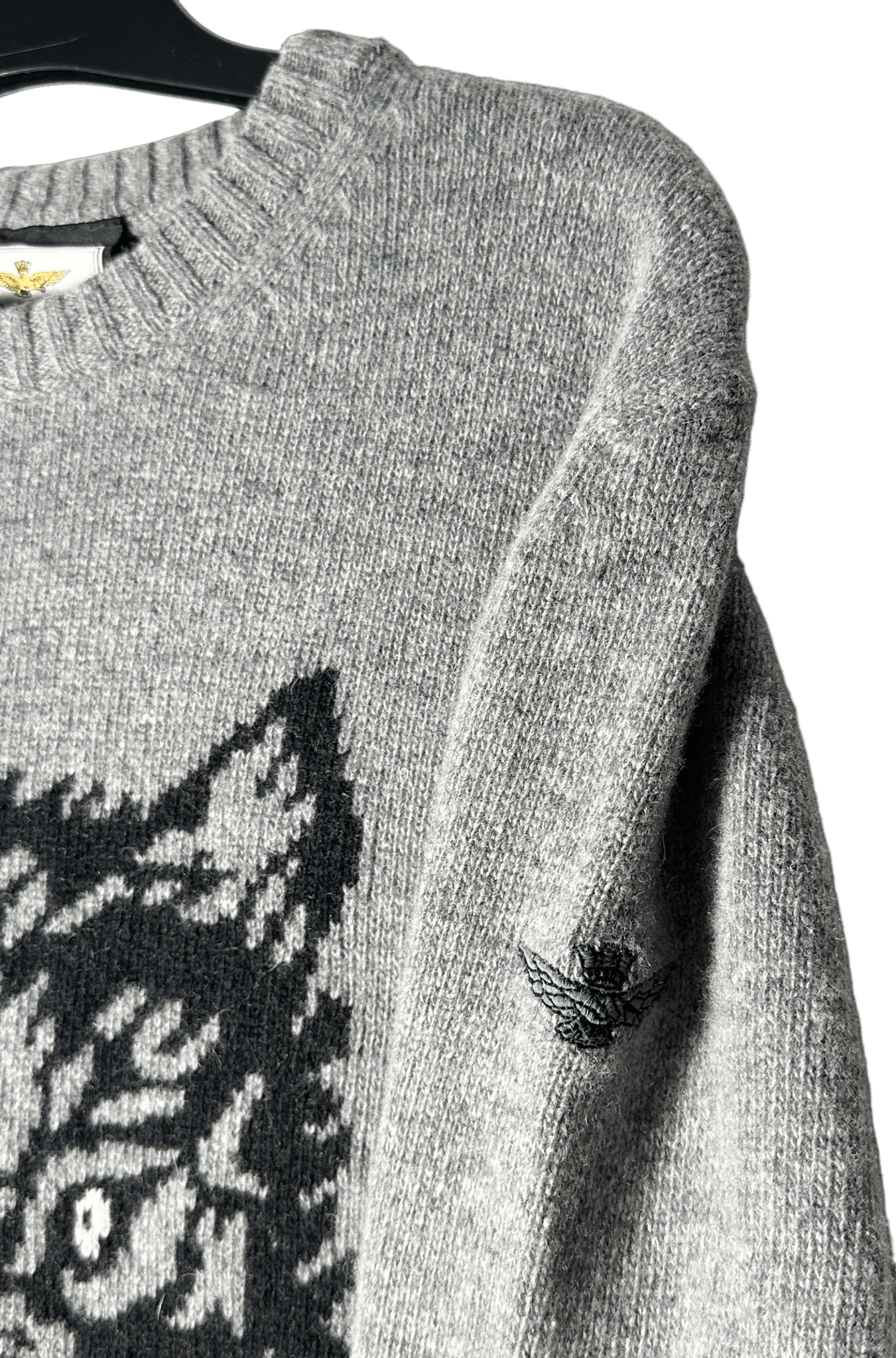 Aeronautica Militare Grey wool jumper Size US M / EU 48-50 / 2 - 3 Thumbnail