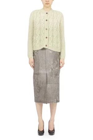 Maison Margiela o1y0625 Cardigan in Sage Green Size M / US 6-8 / IT 42-44 - 7 Thumbnail