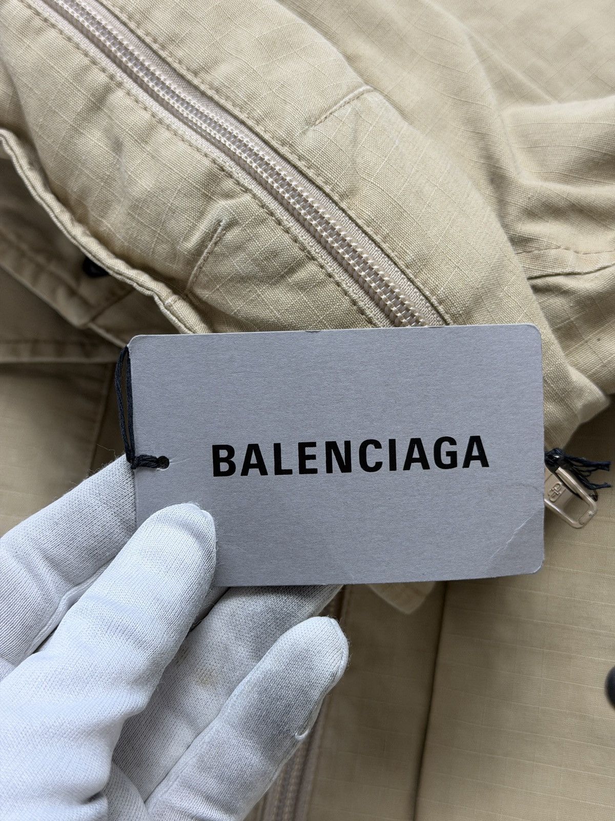 Balenciaga Balenciaga C Shape Military Ripstop Jacket Size US M / EU 48-50 / 2 - 18 Thumbnail