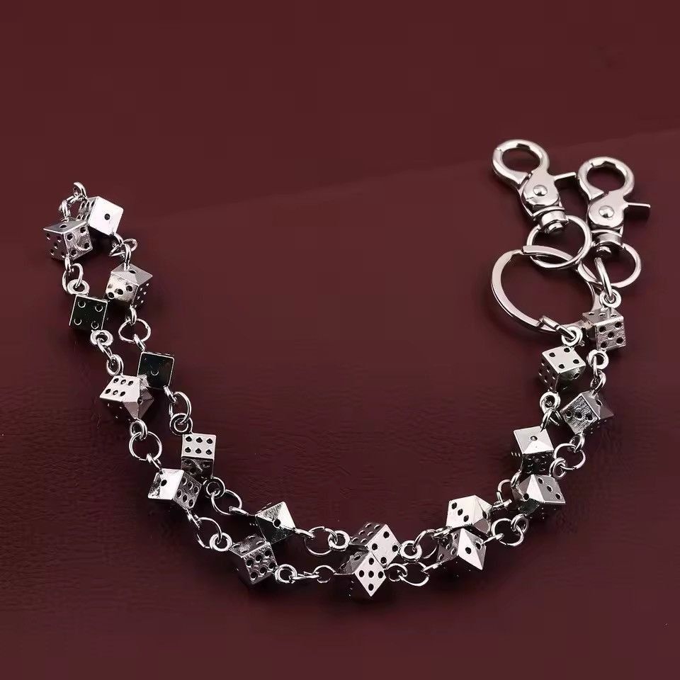 Jewelry Di r Bead Pants Wallet Chain,Y2K Jeans Chain Size ONE SIZE - 1 Thumbnail