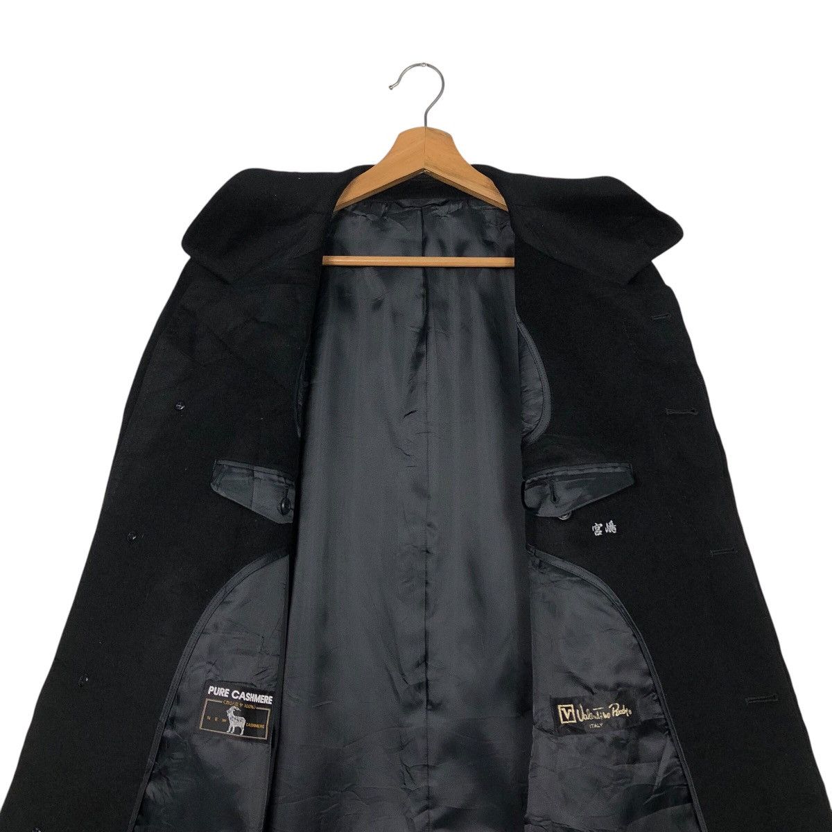 Japanese Brand × Vintage 📌Vintage Wool Long Jacket Valentino Rudy Italy Issey Miyake Size US L / EU 52-54 / 3 - 16 Thumbnail