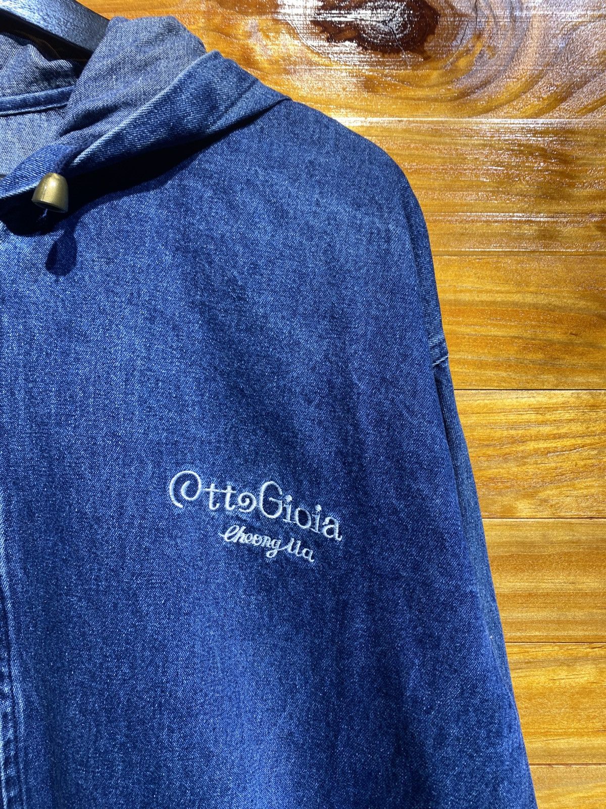 Vintage Vintage Otto Gioia Denim Hooded Jacket Cheong Ma Collection Size US M / EU 48-50 / 2 - 6 Thumbnail