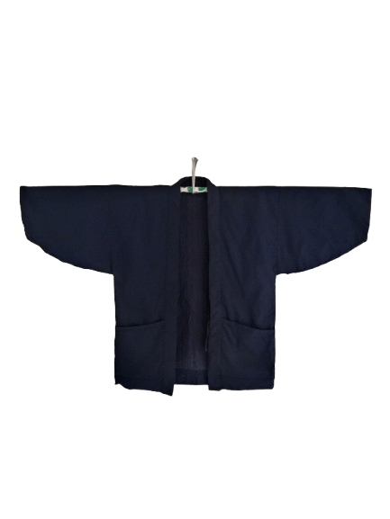 Japanese Brand Vintage Kimono Hanten Japanese Traditional Wear With Pocket Size US L / EU 52-54 / 3 - 1 Thumbnail