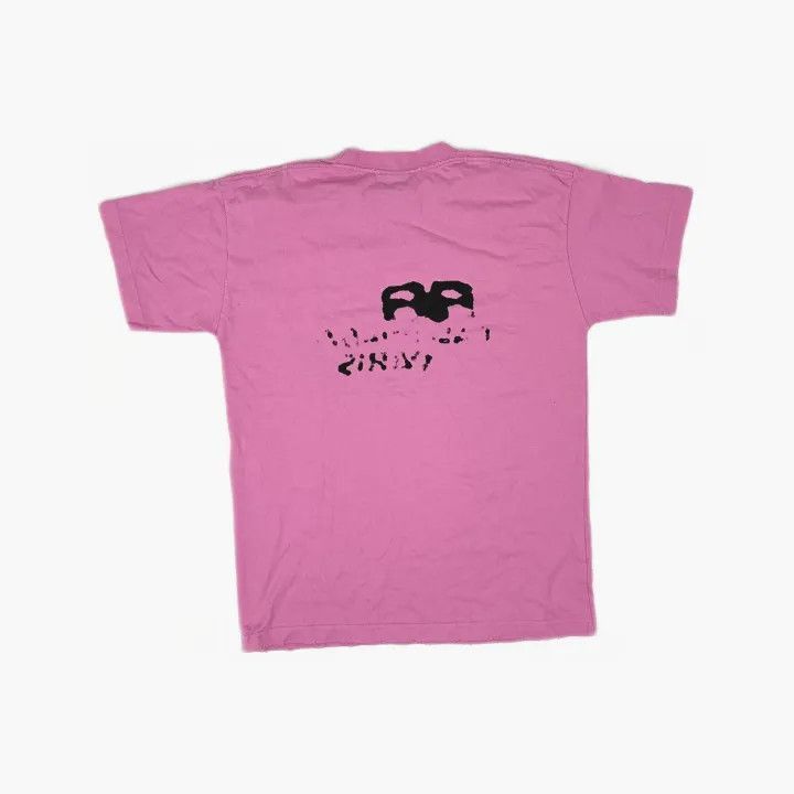 Balenciaga Balenciaga Hand Drawn Logo Pink T-Shirt 0079-2507 Size XS / US 0-2 / IT 36-38 - 3 Thumbnail