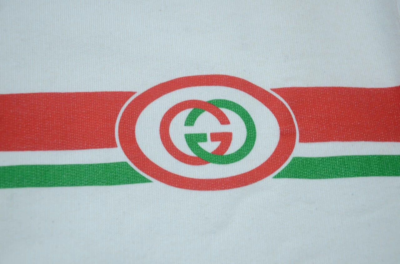 Gucci Gucci Double G Vintage Stripe White Unisex Sweatshirt XL Size US XL / EU 56 / 4 - 4 Thumbnail