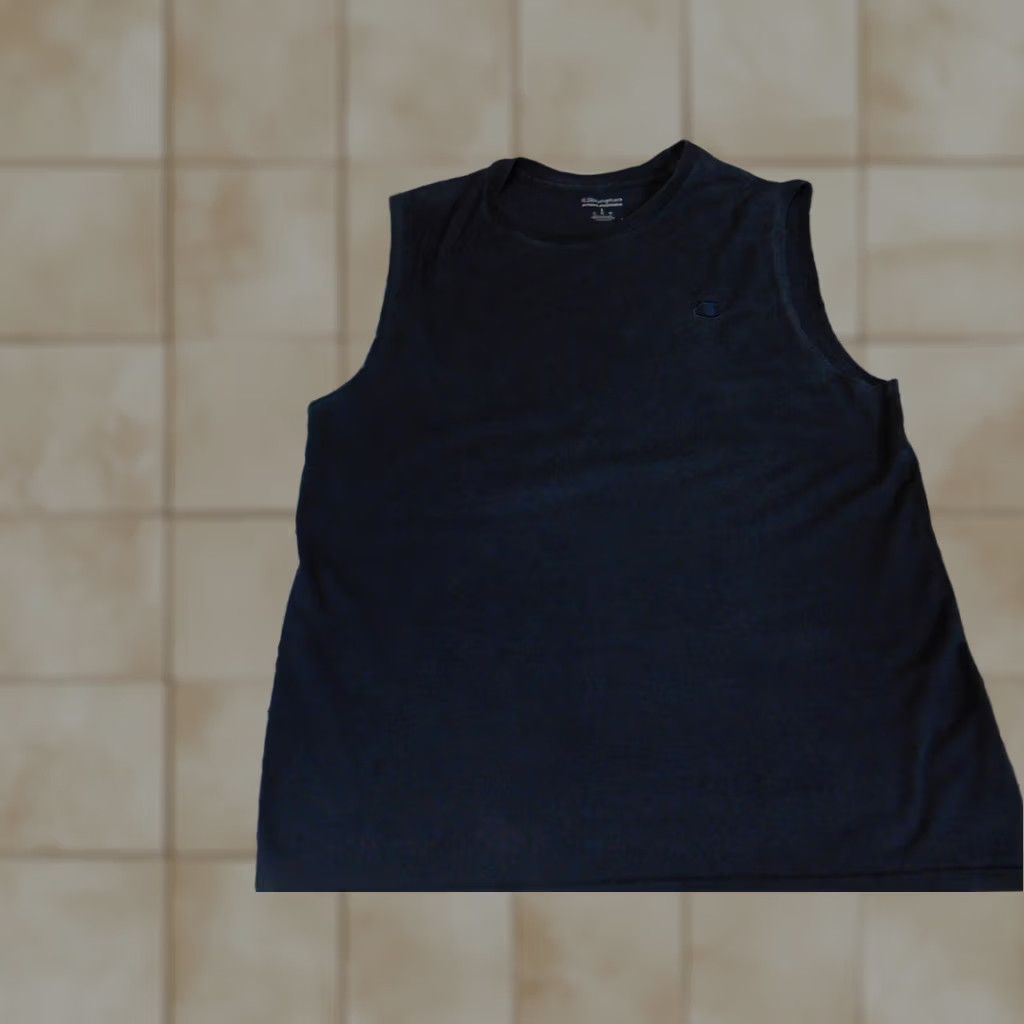 Champion Champion Shirt Mens Large Blue Logo Tank Size US L / EU 52-54 / 3 - 1 Thumbnail