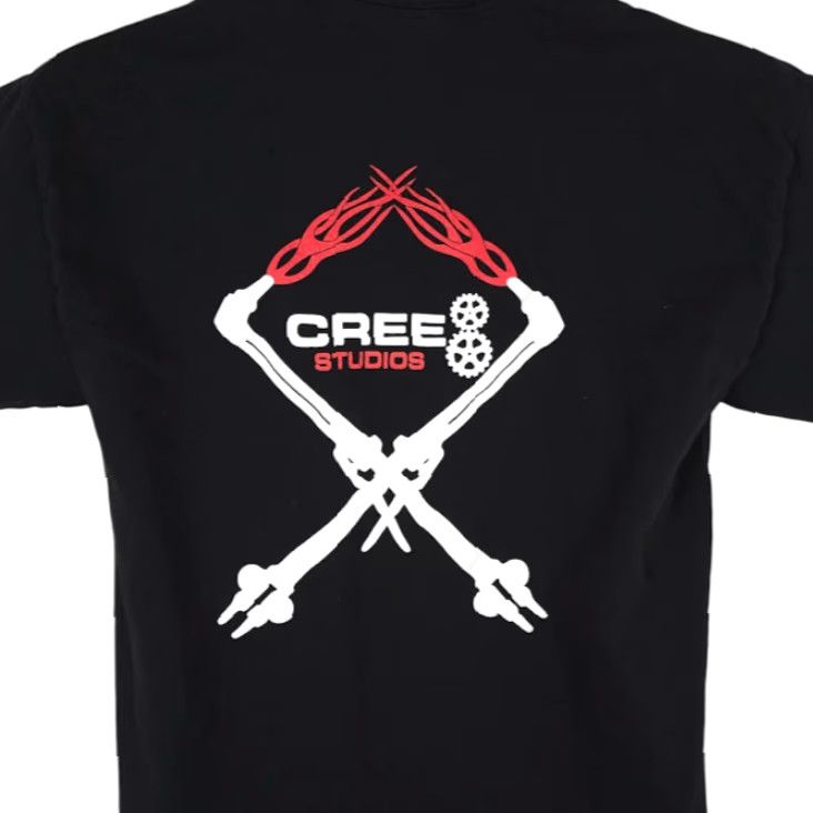 Gildan CREE8 Studios T Shirt Mens Black Size M Crew Neck Short Sleeve Fabrication & Design SFX TV Movies Pyro Gildan Cotton Vintage No Men Regular Size US M / EU 48-50 / 2 - 2 Thumbnail