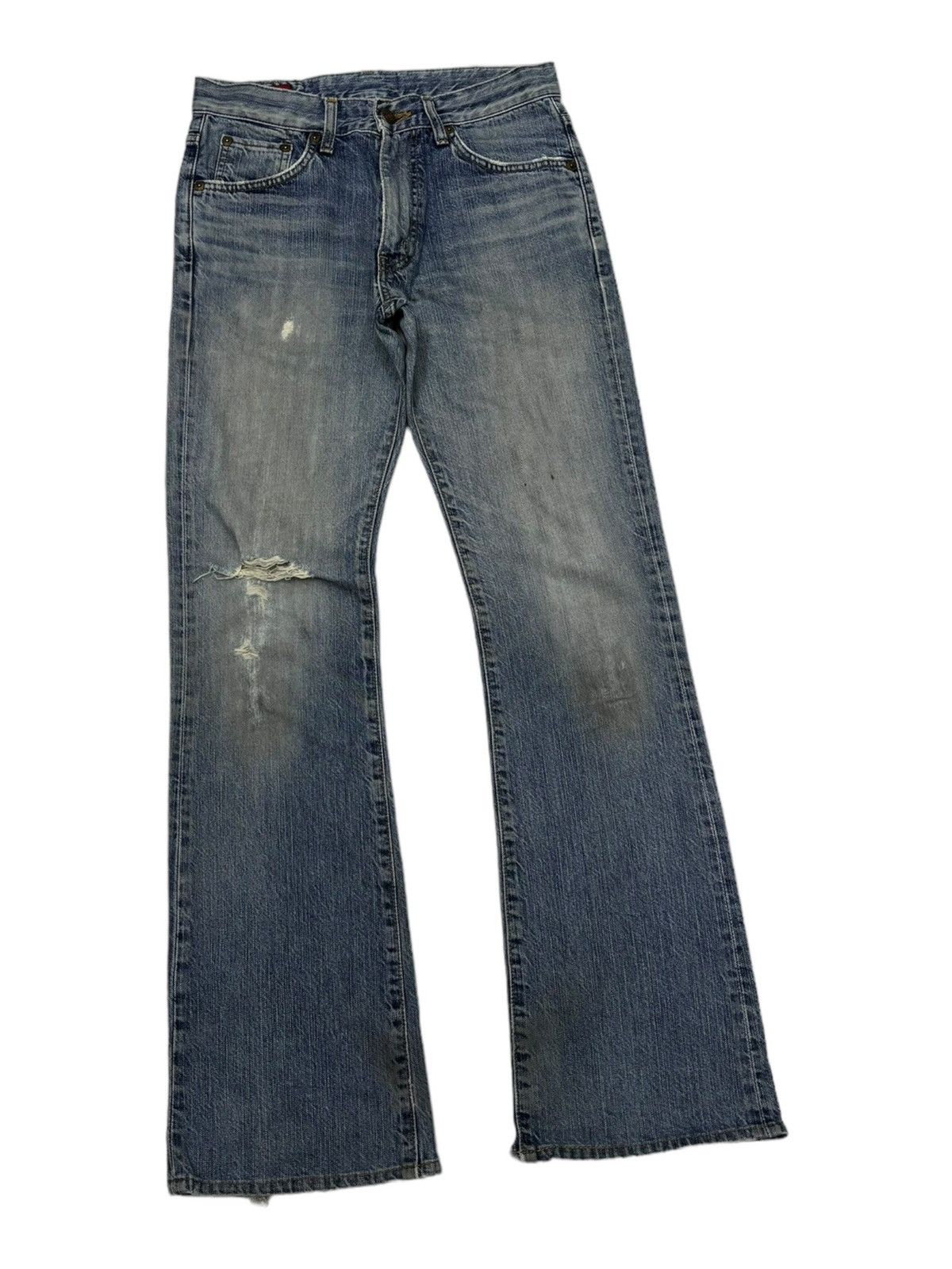Edwin EDWIN REBEL BOOTCUT DISTRESSED FLARE DENIM JEANS Size US 29 - 2 Thumbnail