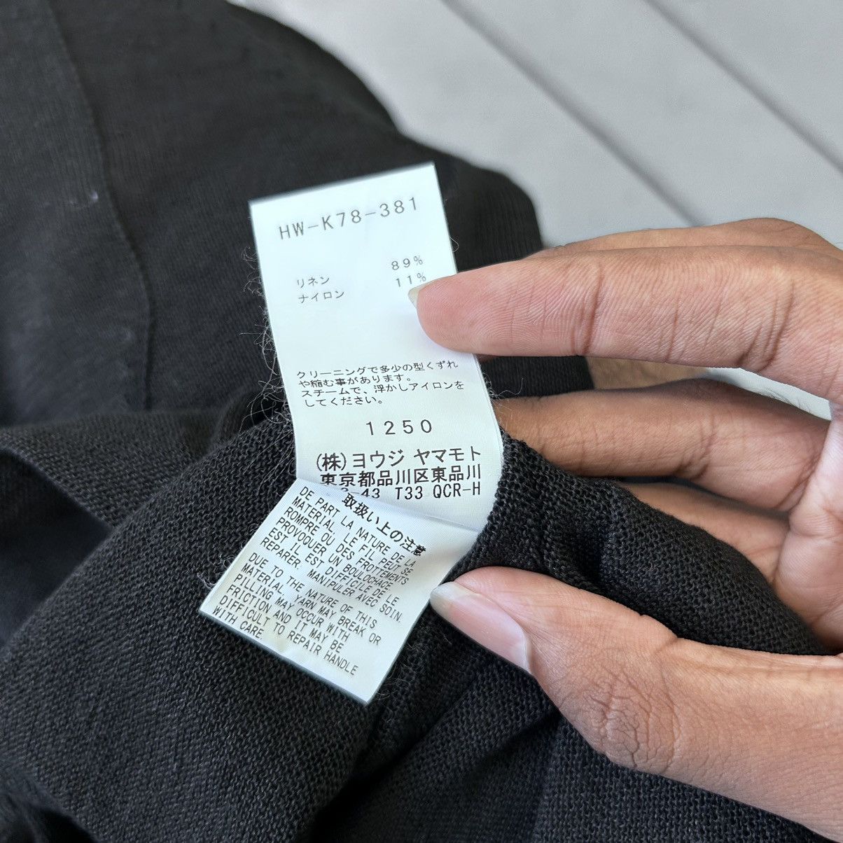 Yohji Yamamoto Pour Homme Long Full Button Linen Cardigan Size US L / EU 52-54 / 3 - 8 Thumbnail
