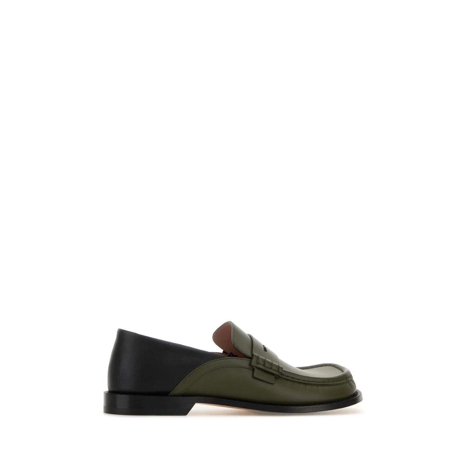 Loewe LOEWE Campo Flap Two-Tone Leather Loafers New & Authentic (M Size US 12 / EU 45 - 3 Thumbnail