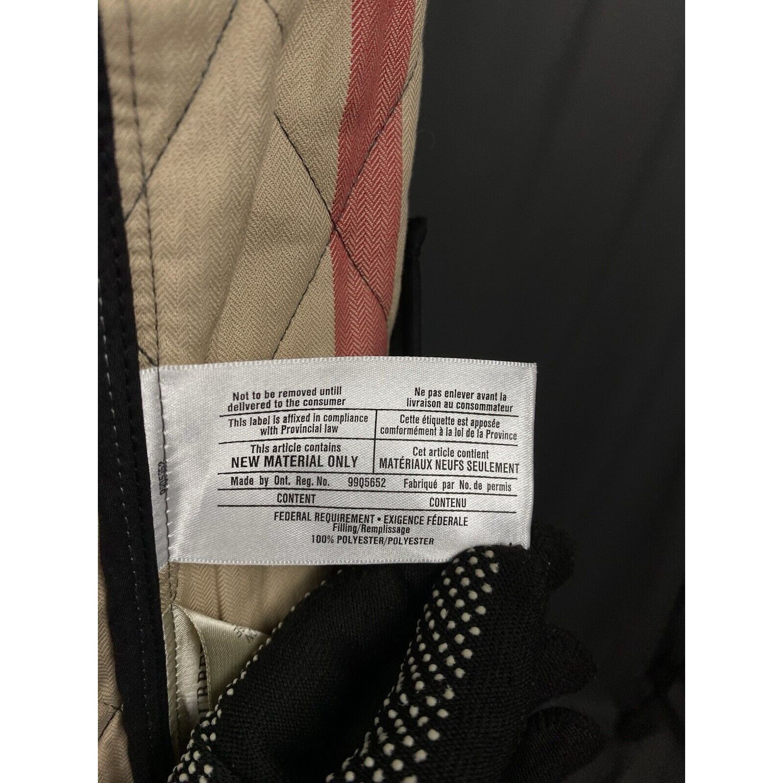 Burberry Burberry Nova Check Lining Men's Gray Quilted Jacket Size L Size US L / EU 52-54 / 3 - 11 Thumbnail