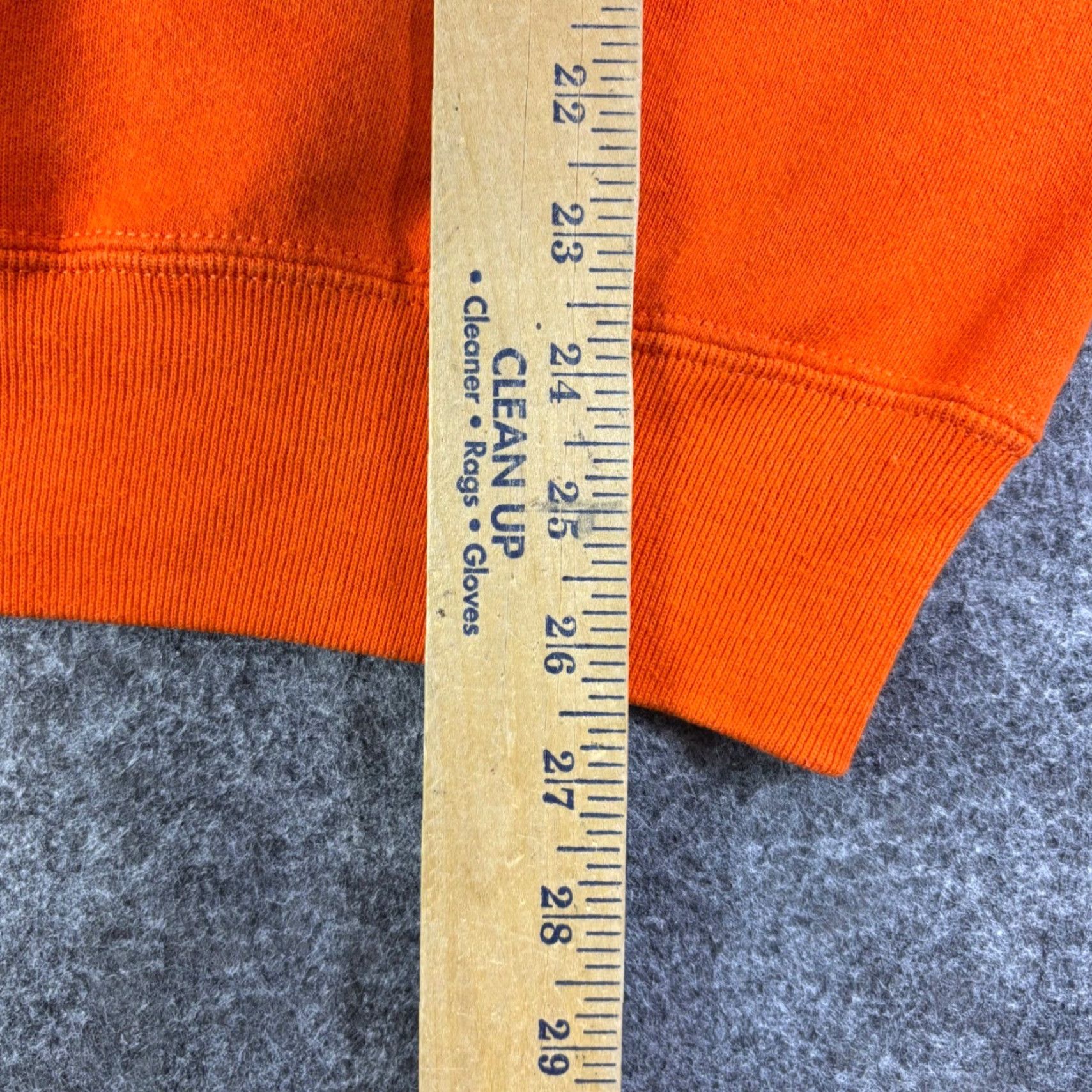 Jerzees VINTAGE Jerzees Sweatshirt Raglan Sleeve Orange Pullover Size L Unisex Adults 90s Crew Neck Fleece Cotton Made in USA Size US L / EU 52-54 / 3 - 5 Thumbnail