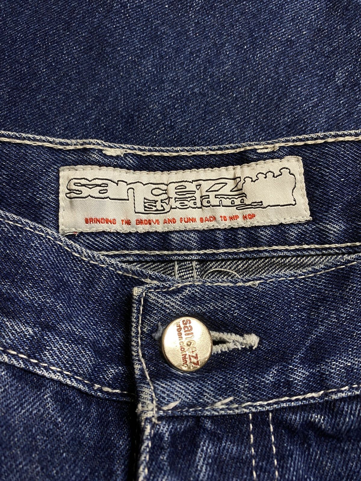 Japanese Brand Vintage workwear sancezz denim pants y2k 90s drip hiphop rap Size US 34 / EU 50 - 9 Thumbnail