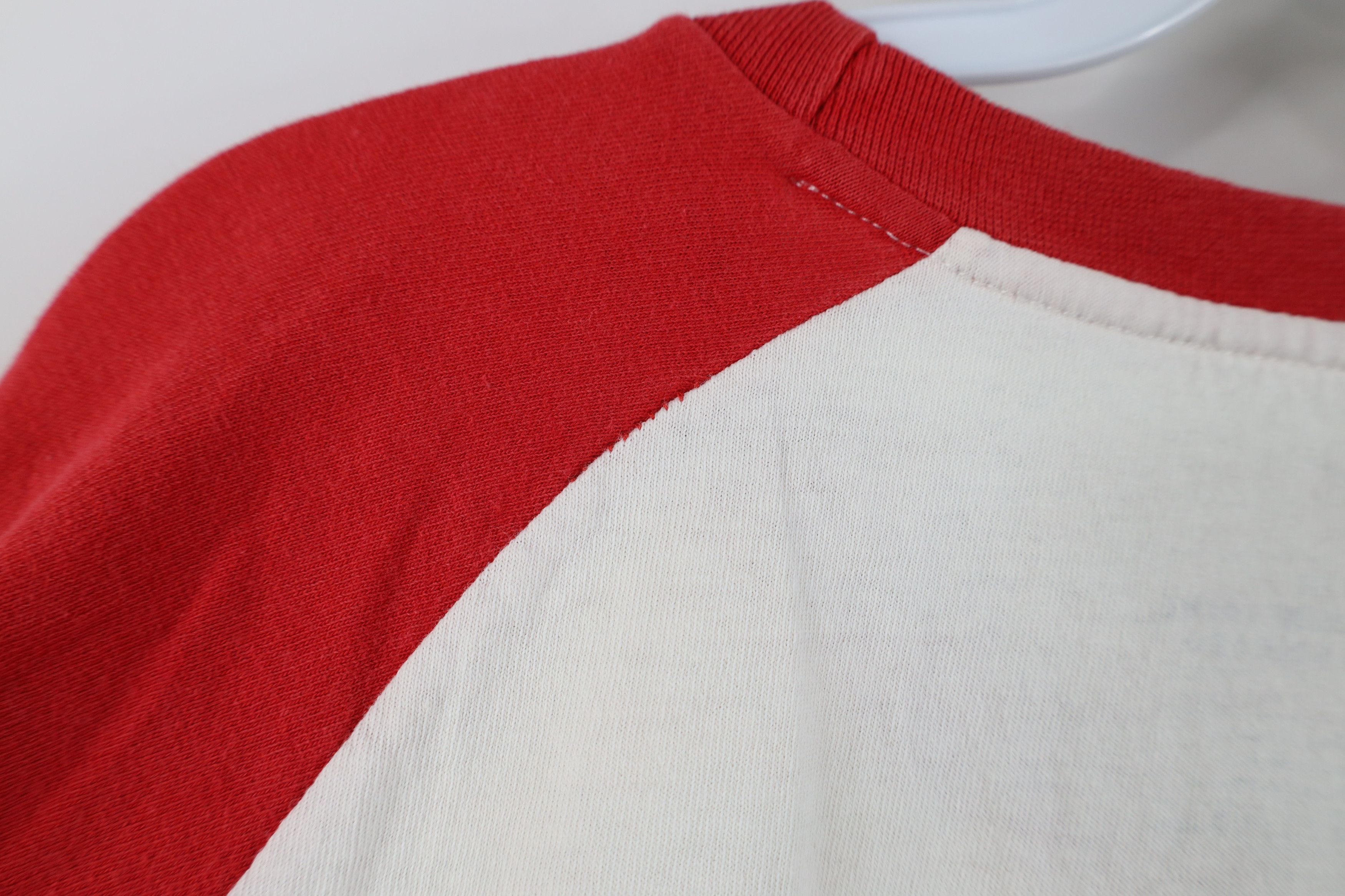 Nike Vintage Nike Swoosh Cincinnati Reds Baseball Raglan T-Shirt Size US L / EU 52-54 / 3 - 11 Thumbnail