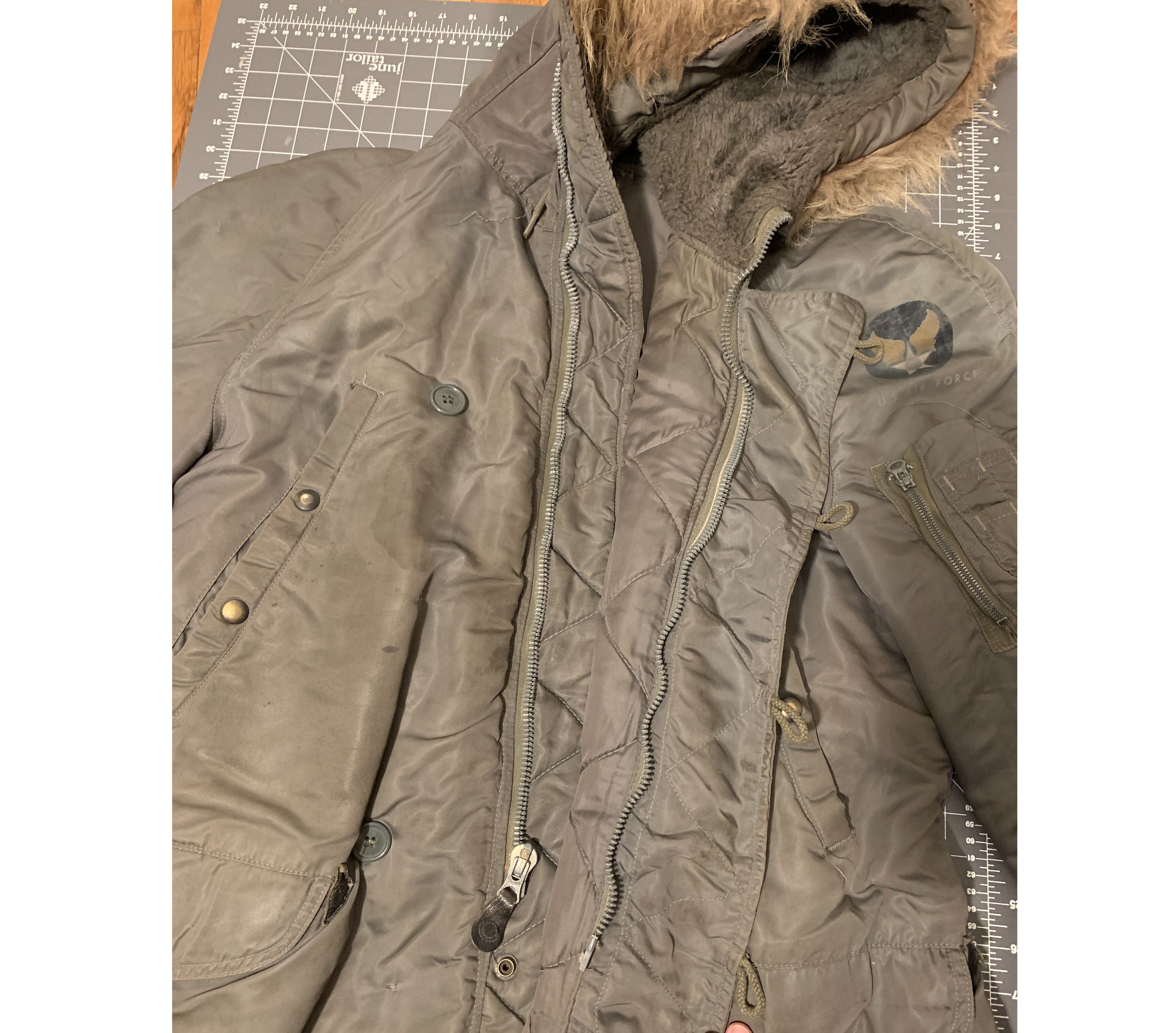 Other US Air Force Early N-3B Snorkel Bulb Arms Parka Anorak Size US M / EU 48-50 / 2 - 10 Thumbnail
