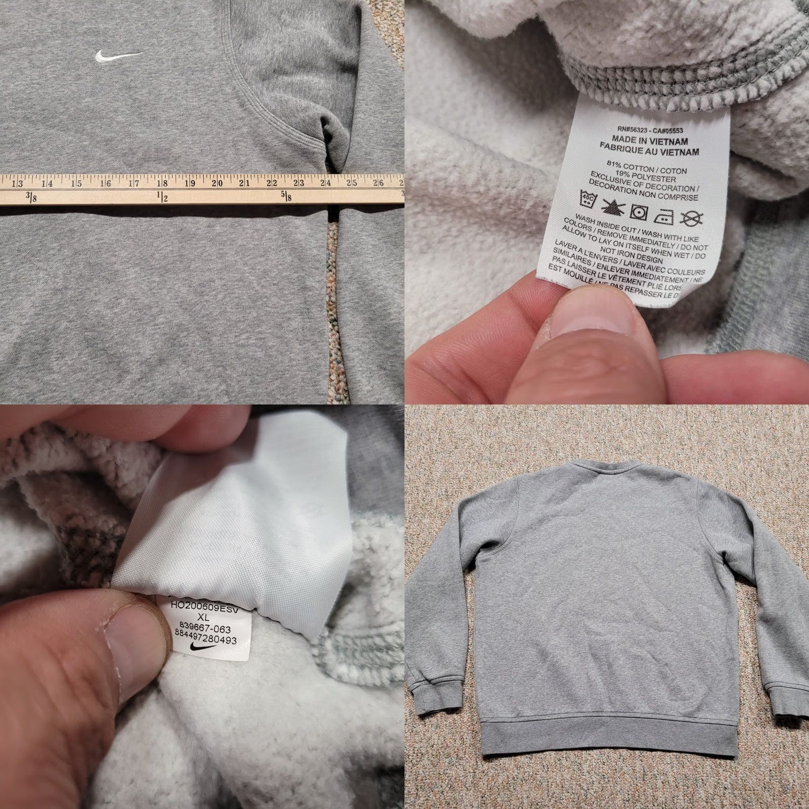 Nike Item Specifications: Brand: Nike Size US XL / EU 56 / 4 - 9 Thumbnail