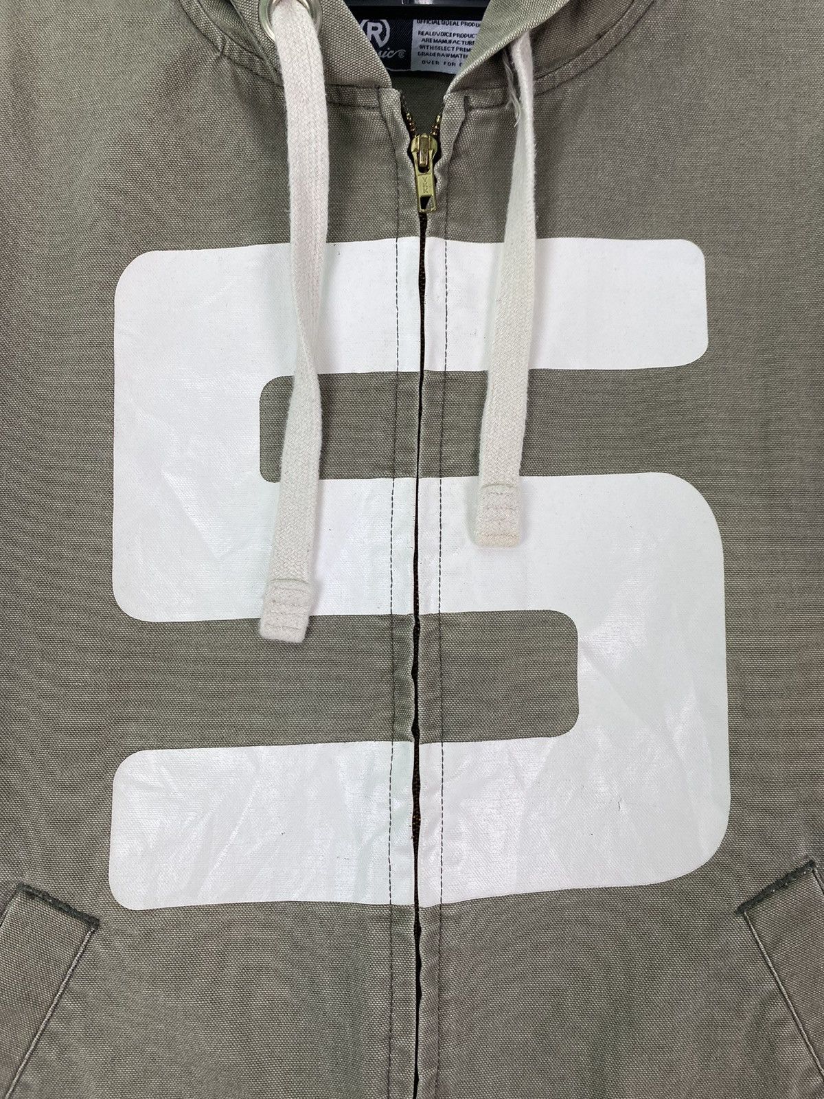 Vintage Rare Real B Voice canvas cotton detroit design jacket Size US M / EU 48-50 / 2 - 3 Thumbnail