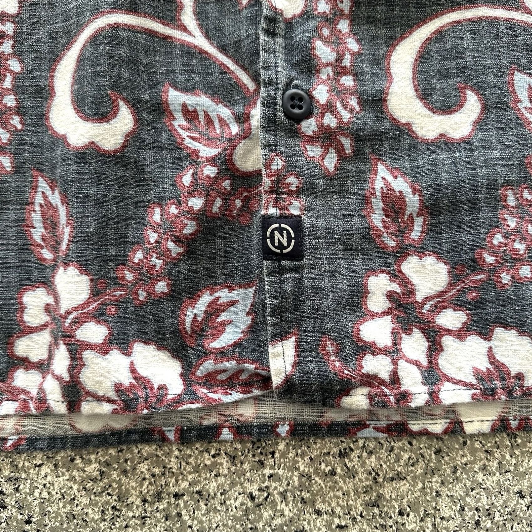 Nautica Nautica Jeans Co Hawaiian Button-Up Shirt Mens XL Vintage 90s Linen Blend Blue Floral Casual Button-Up XS-XL Size US XL / EU 56 / 4 - 2 Thumbnail